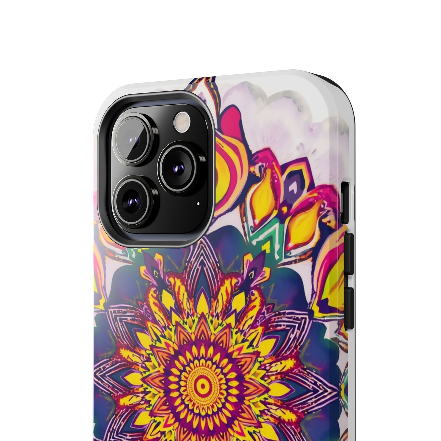 Vibrant Mandala Tough Phone Case - Boho Style Protection - for iPhone