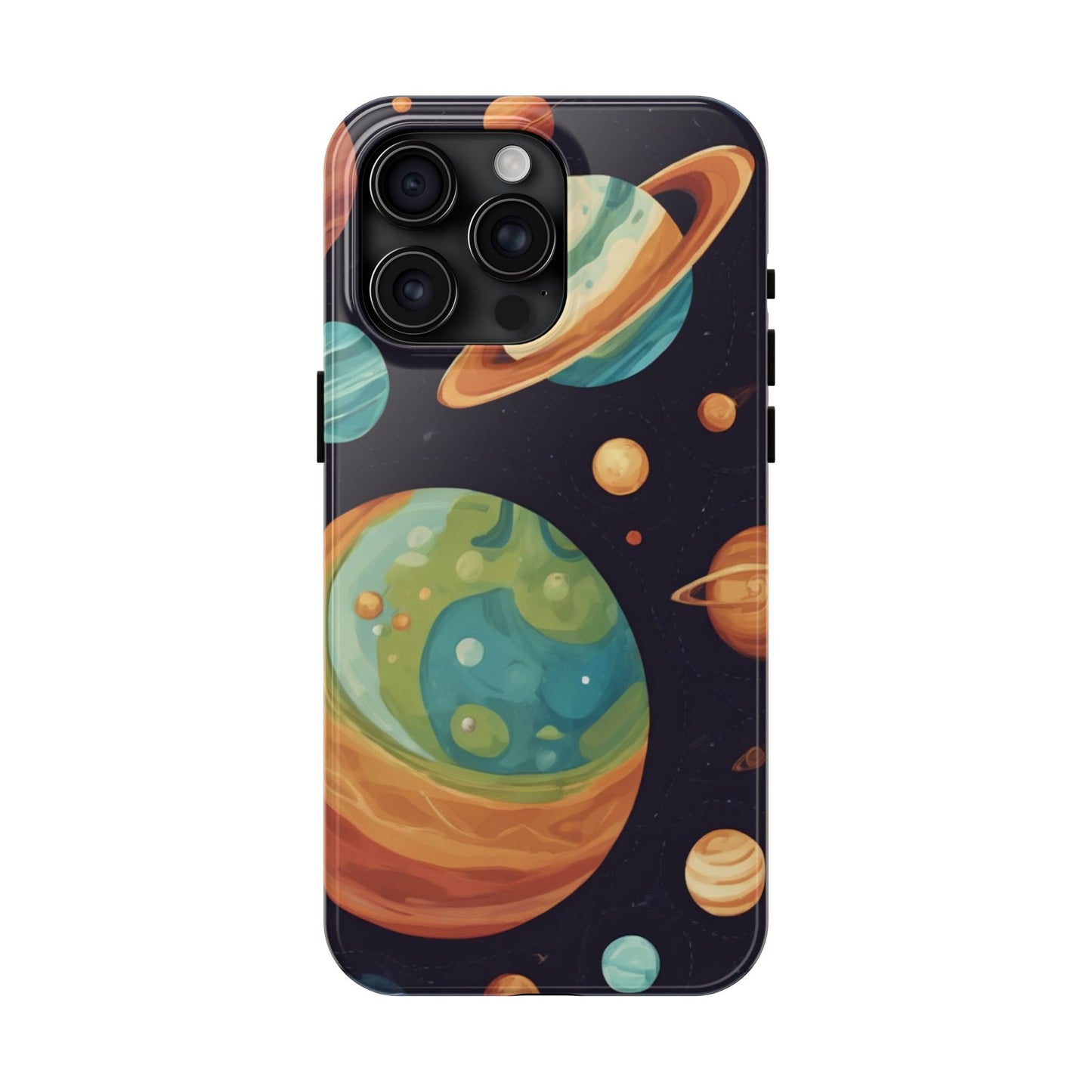 Cosmic Planet Phone Case - Durable Tough Protector for Space Lovers - for iPhone