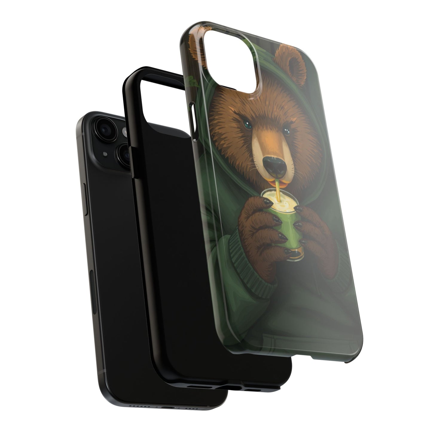 Cute Bear Phone Case – Tough and Stylish Protection for Animal Lovers