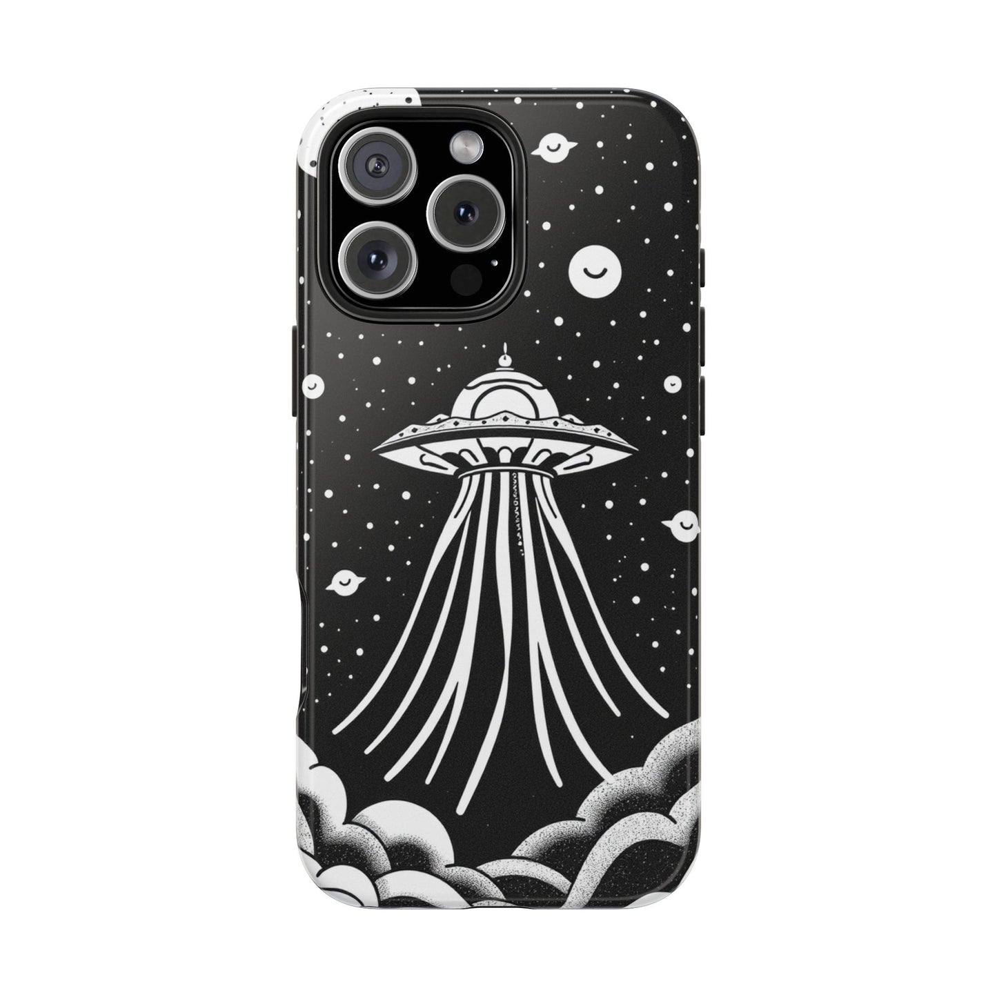 Galaxy UFO Tough Phone Case - Durable Protection with Unique Space Design