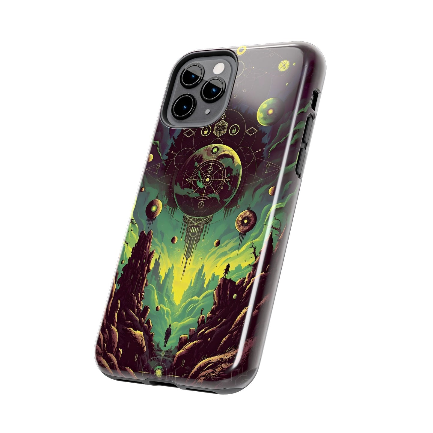 Cosmic Adventure Tough Phone Case - Galaxy Design for Space Enthusiasts - for iPhone