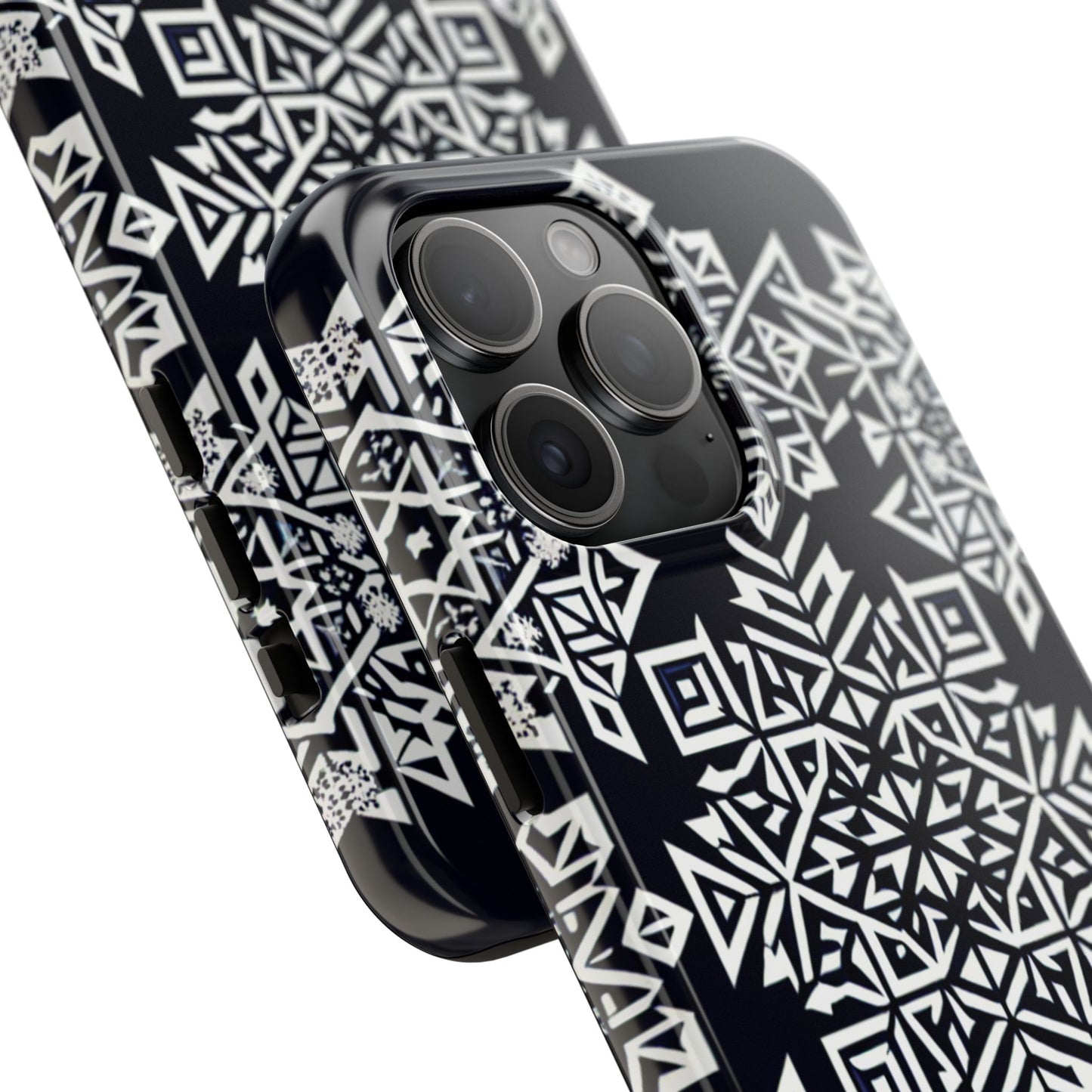 Winter Wonderland Tough Phone Case - Digital Snowflake - for iPhone