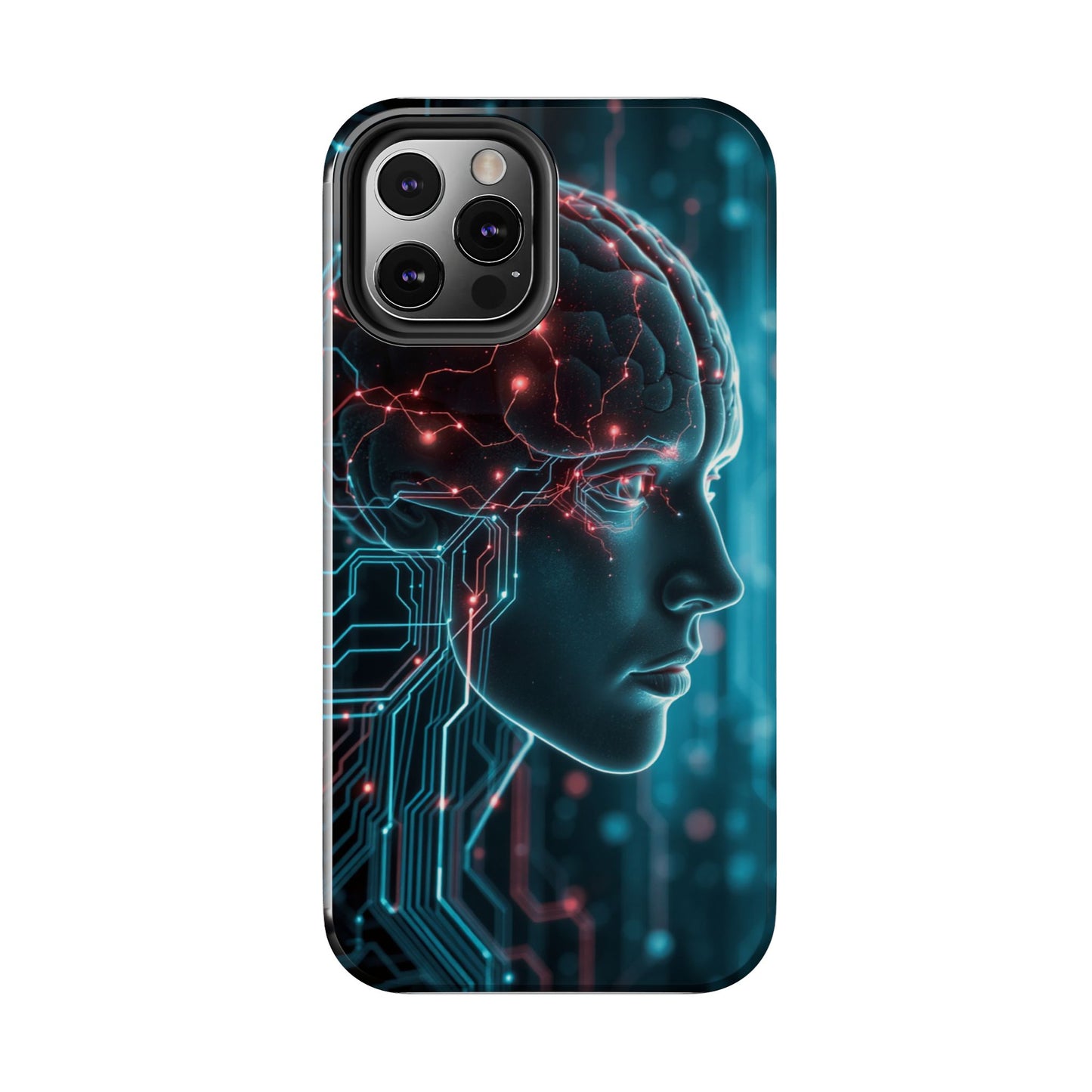 Futuristic Brain Design Tough Phone Case