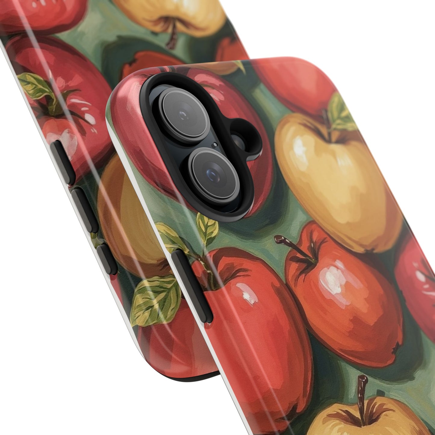Colorful Painted Apples Art Tough Phone Case - Durable & Stylish Protection - for iPhone