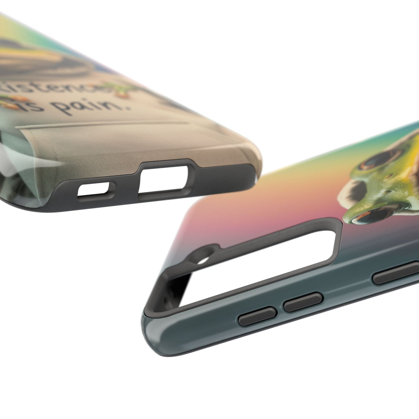 Existence is Pain Frog Phone Case - Tough & Stylish