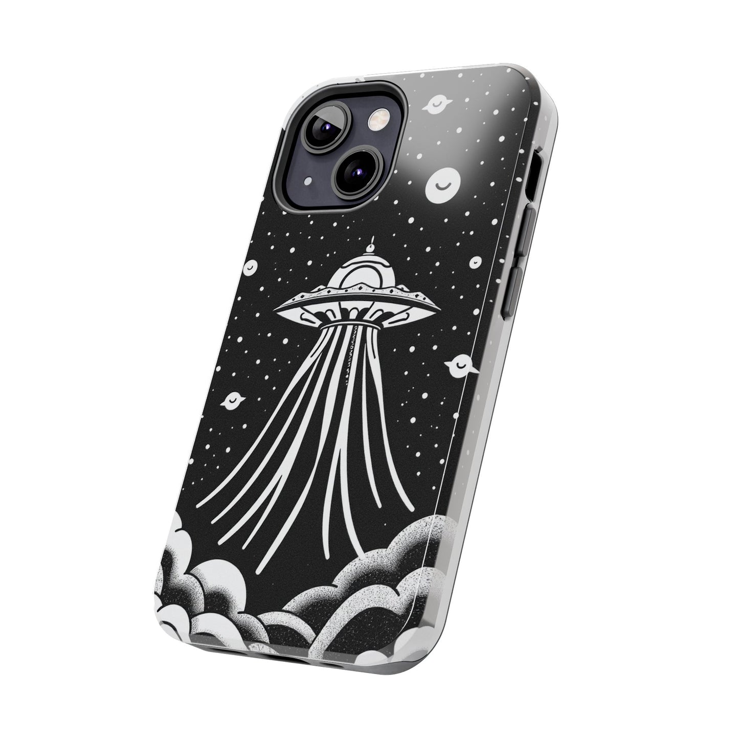 Galaxy UFO Tough Phone Case - Durable Protection with Unique Space Design