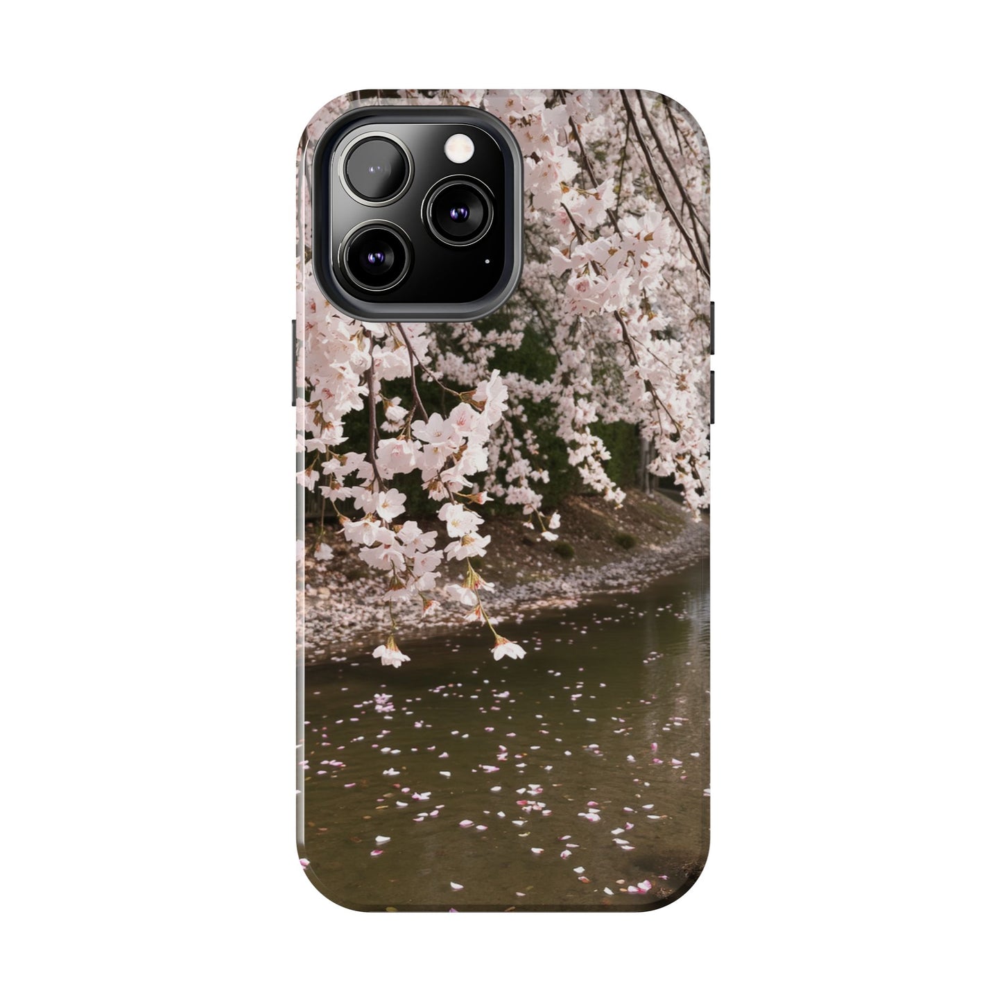 Cherry Blossom Tough Phone Cases - Durable Protection with Floral Serenity