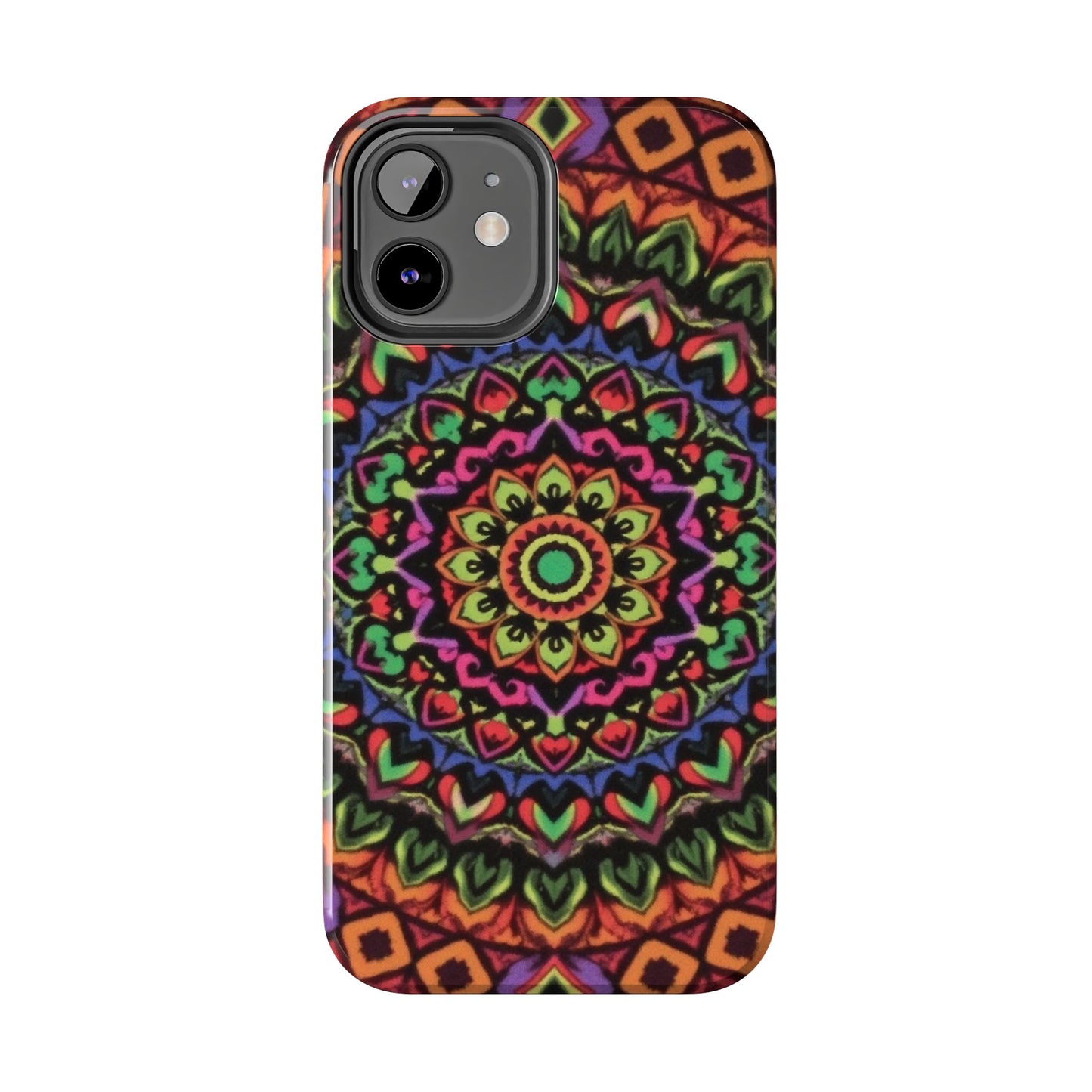 Colorful Mandala Tough Phone Case - Vibrant Designs for Trendy Protection - for iPhone
