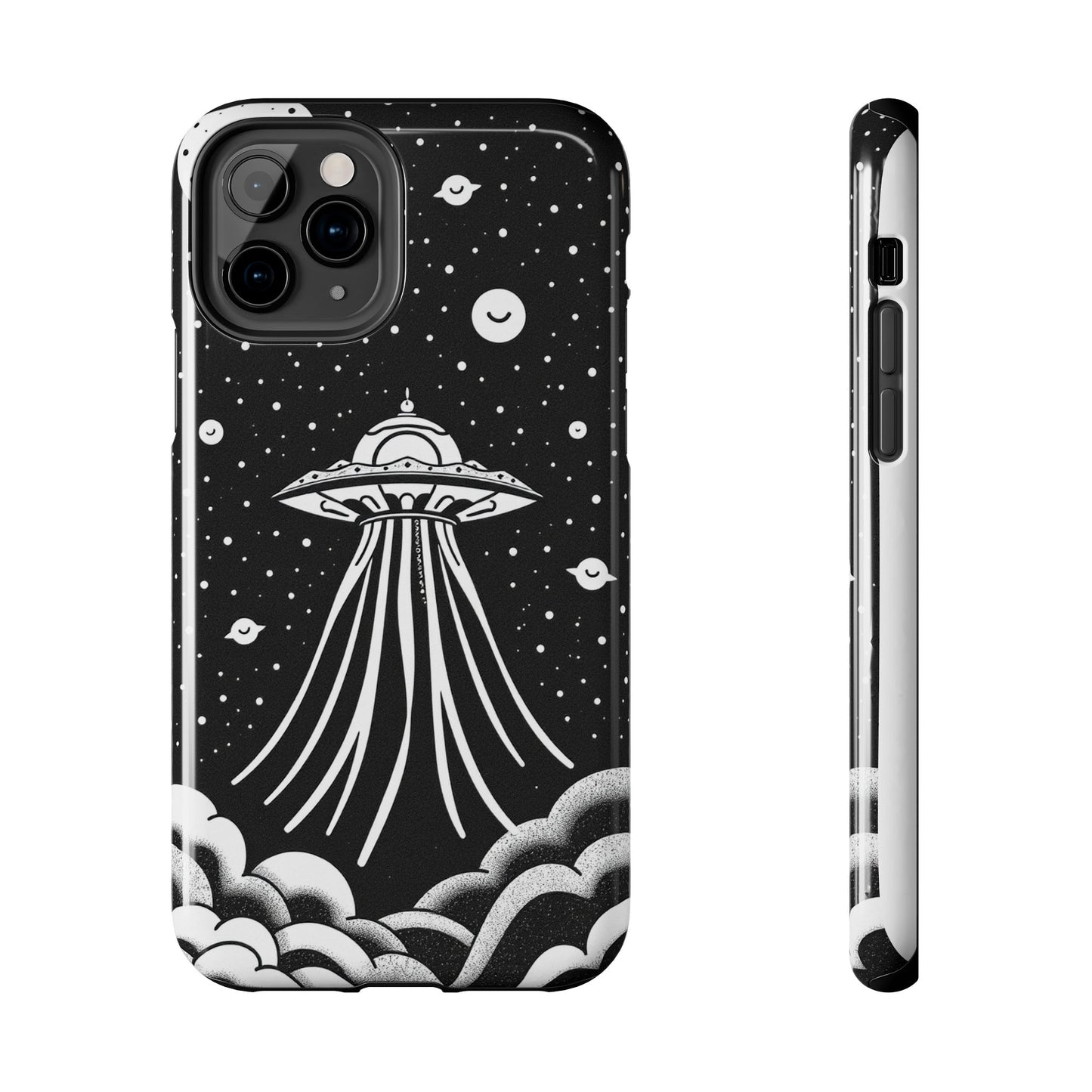 Galaxy UFO Tough Phone Case - Durable Protection with Unique Space Design