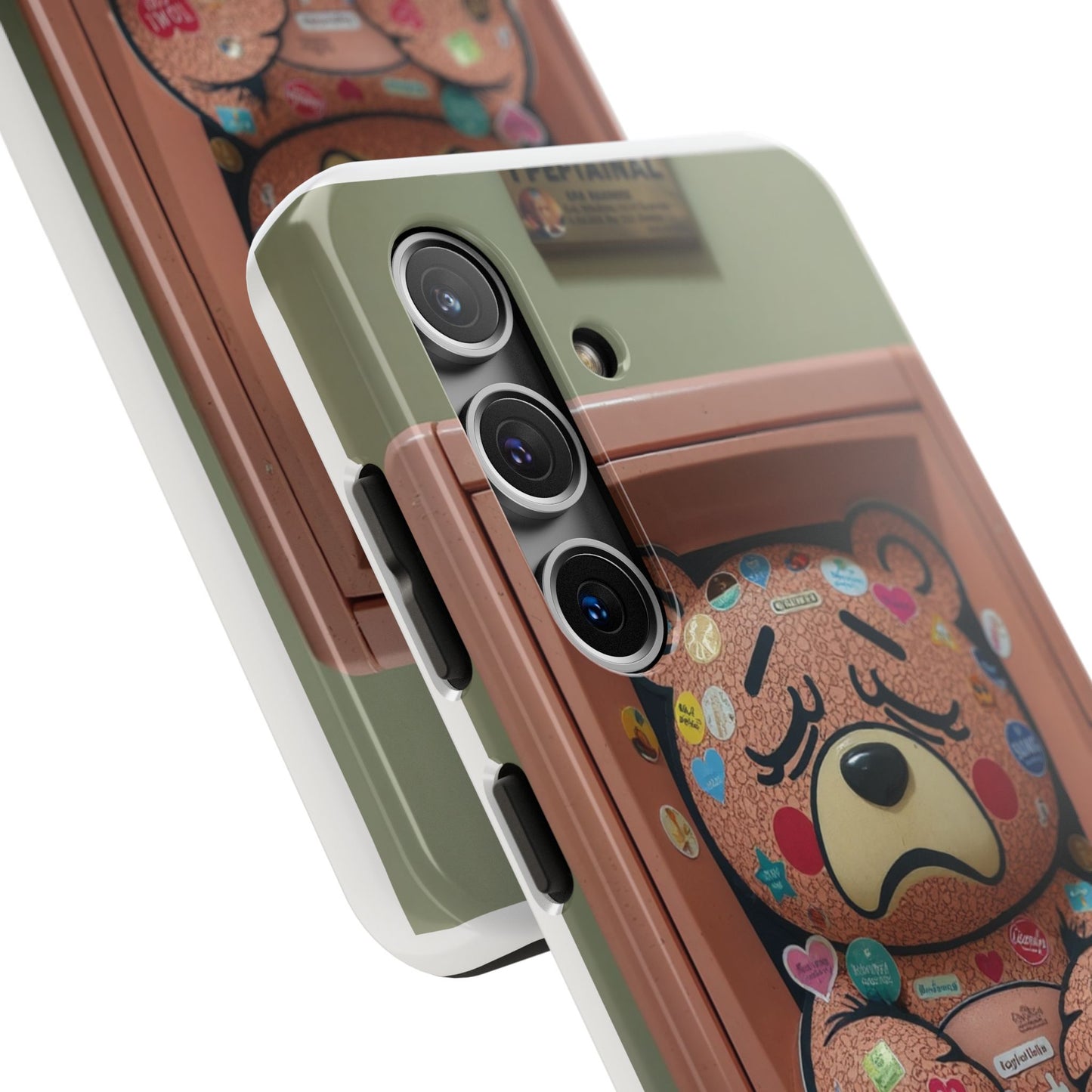 Cute Bear Tough Phone Case - Durable Protection with Fun Design