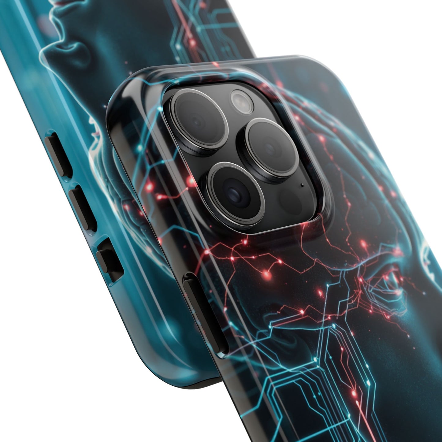 Futuristic Brain Design Tough Phone Case