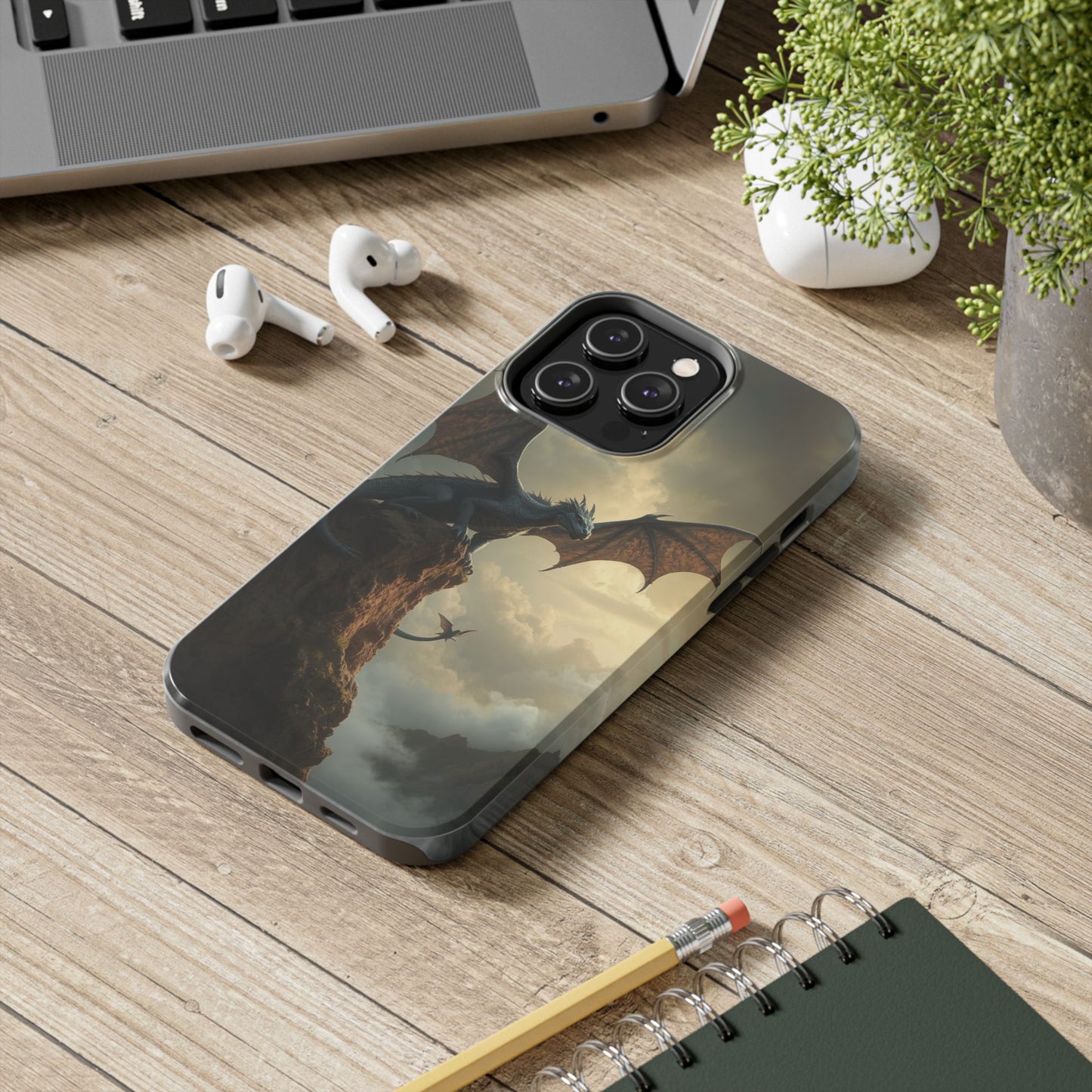 Dragon Fantasy Tough Phone Case - Durable Protection for Adventurers