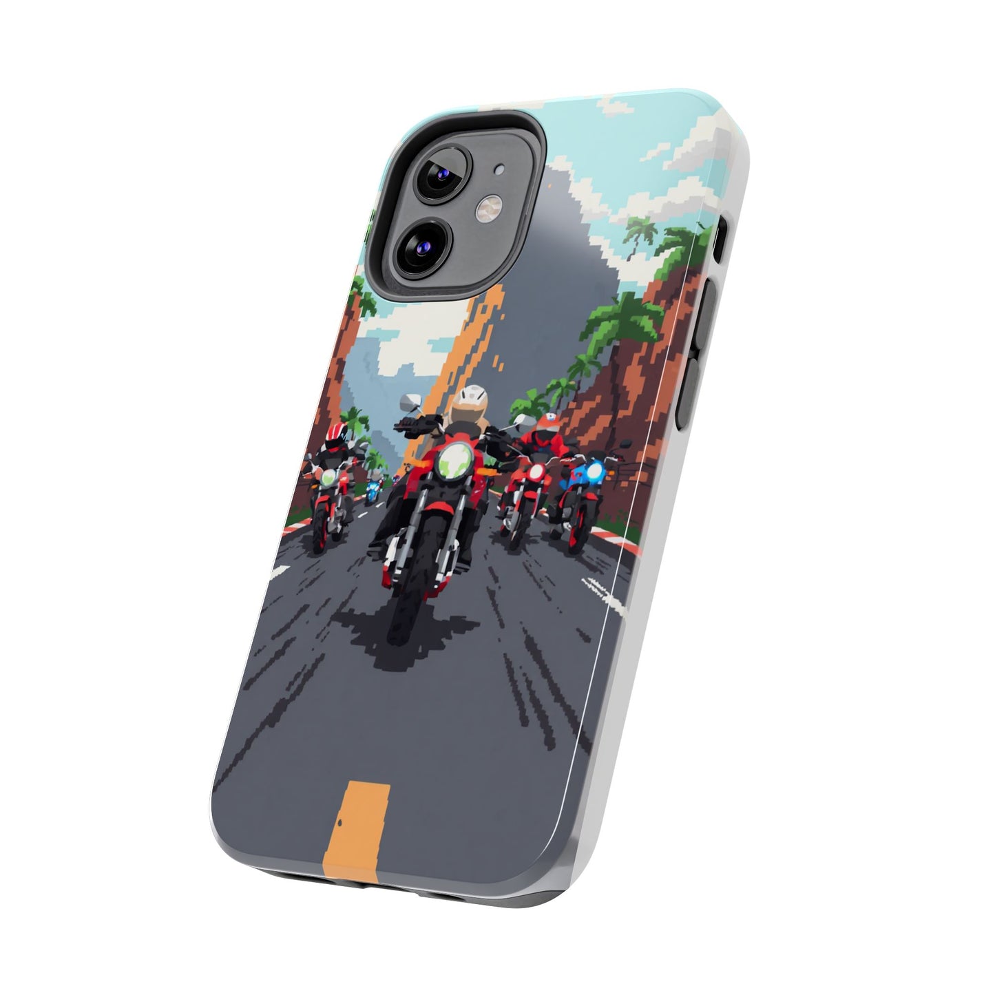 Retro Biker Tough Phone Case - Perfect for Motorcycle Lovers