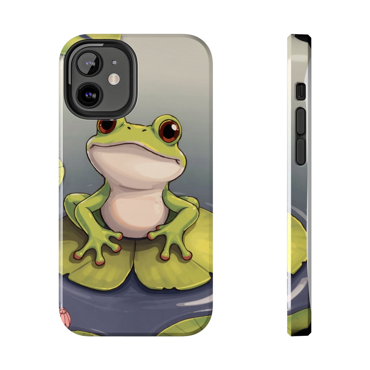 Cute Frog Tough Phone Case - Durable Protection with Nature Vibe