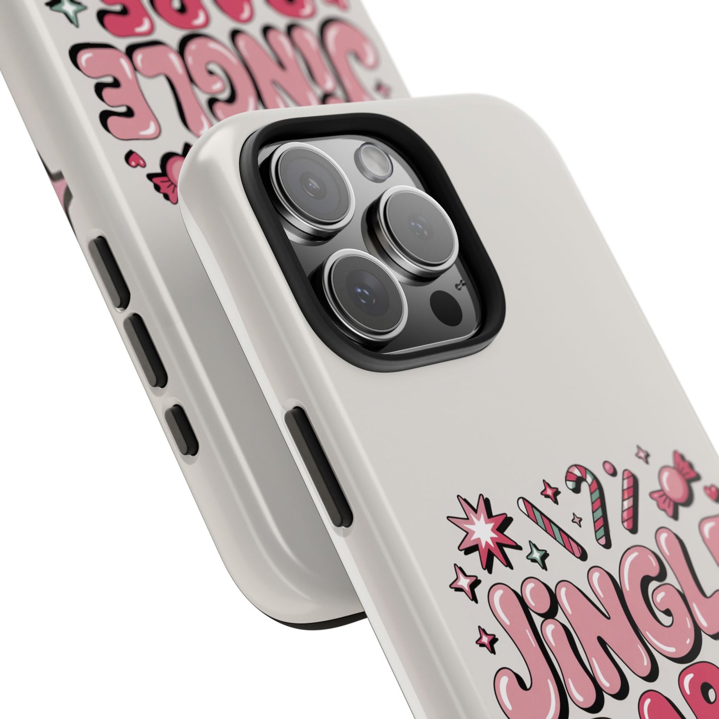 Jingle Babe Tough Phone Case - Festive Holiday Protection for Your iPhone