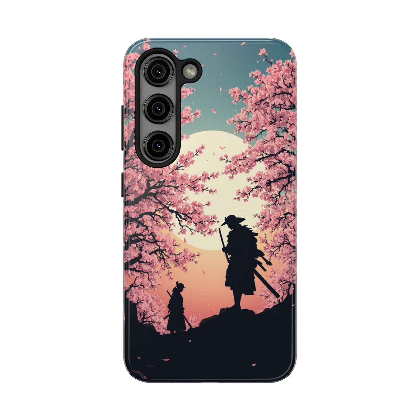 Cherry Blossom Samurai Tough Phone Case
