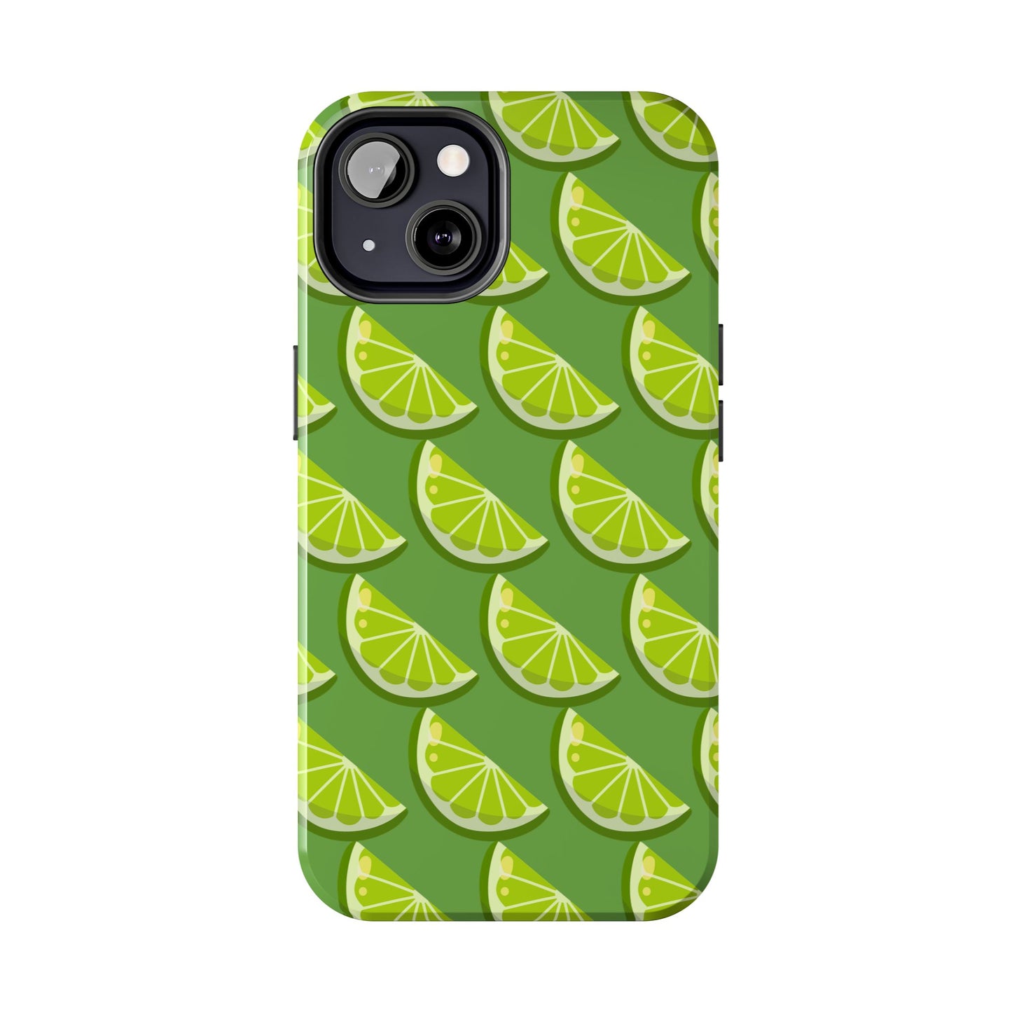Lime Slice Tough Phone Case - Green Party - for iPhone