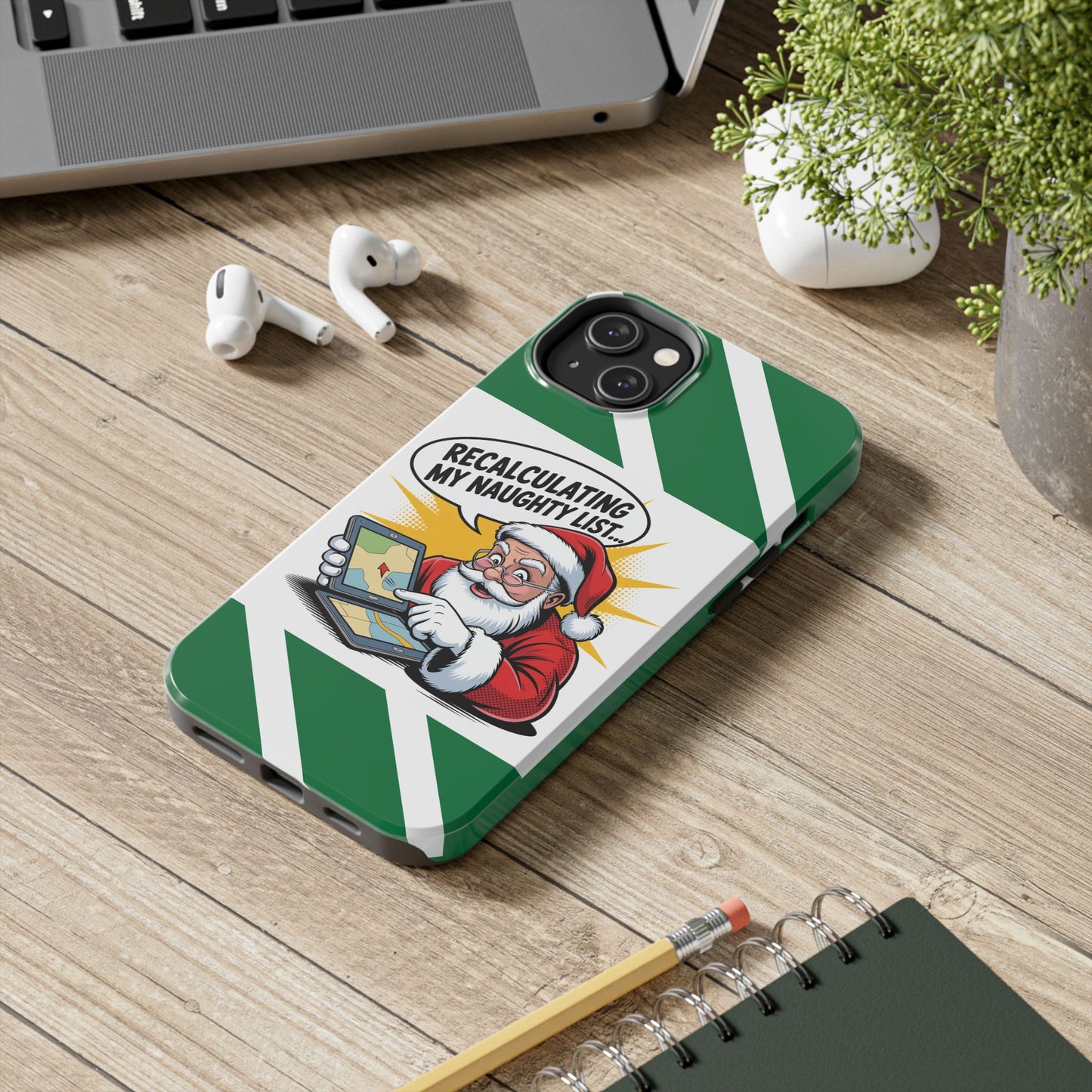 Santa Naughty List Phone Case - Tough & Fun Holiday Protection