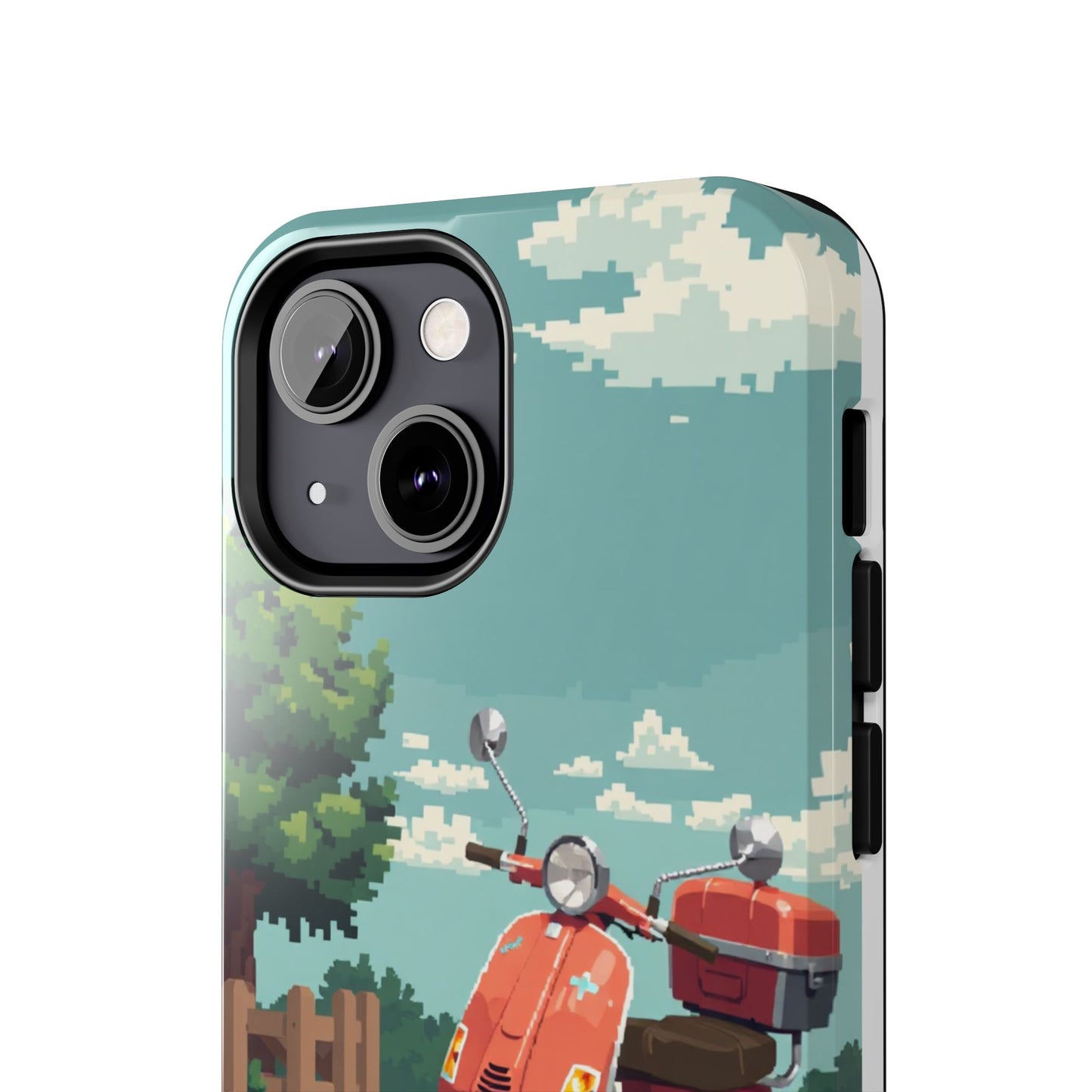 Retro Scooter Phone Case - Tough & Stylish Protection