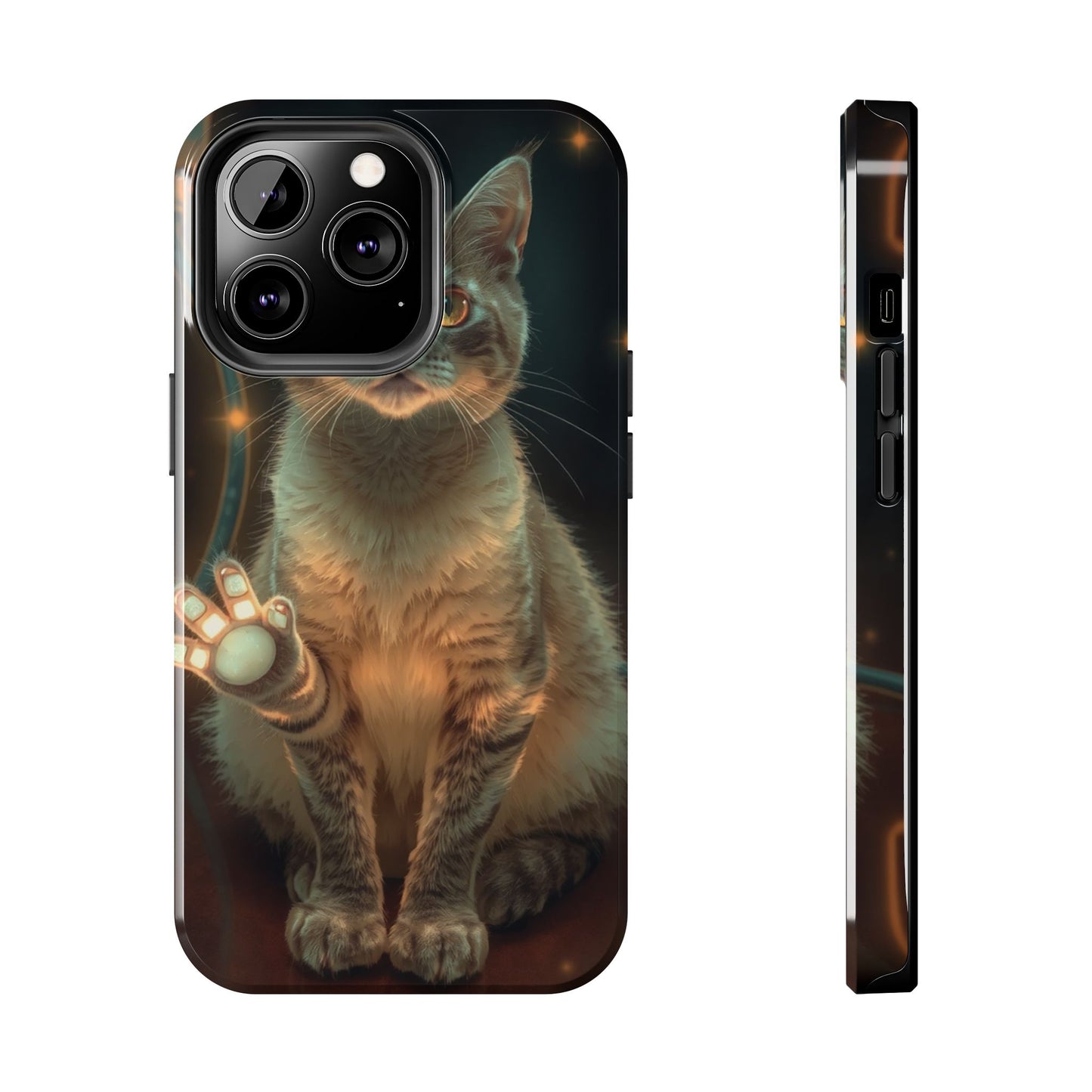 Whimsical Cat Phone Case | Tough Phone Cases for Cat Lovers, Pet Accessories, Gift for Cat Owners, Cute Phone Cover, Personalized Tech