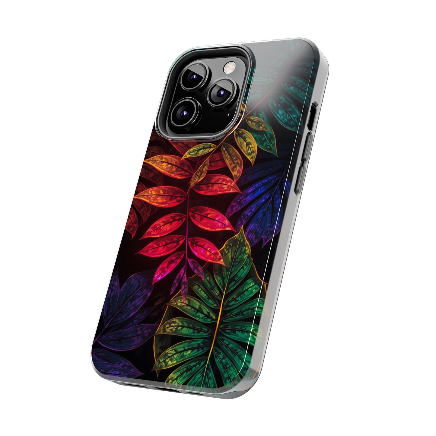 Vibrant Tropical Leaf Tough Phone Case