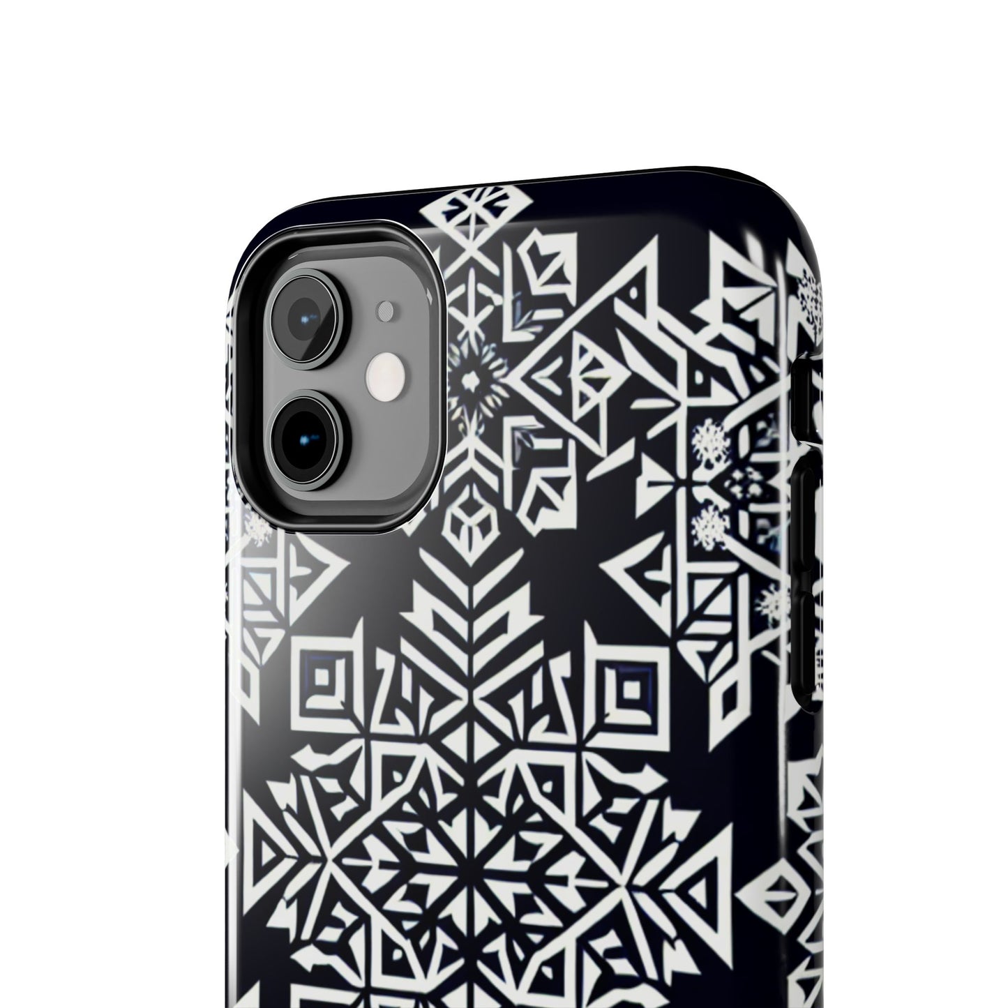 Winter Wonderland Tough Phone Case - Digital Snowflake - for iPhone