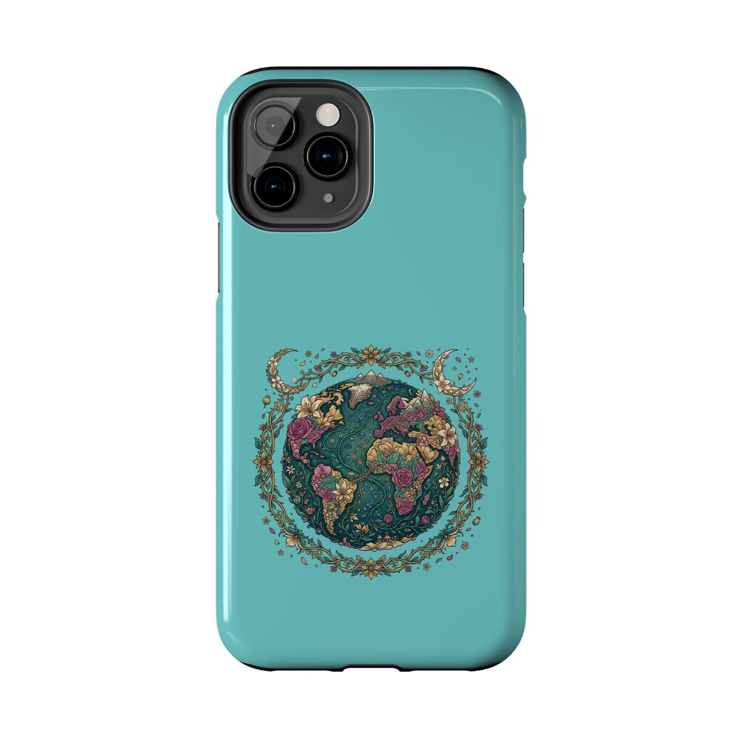 Mystical Floral Planet Phone Case — Tough Protective Phone Case