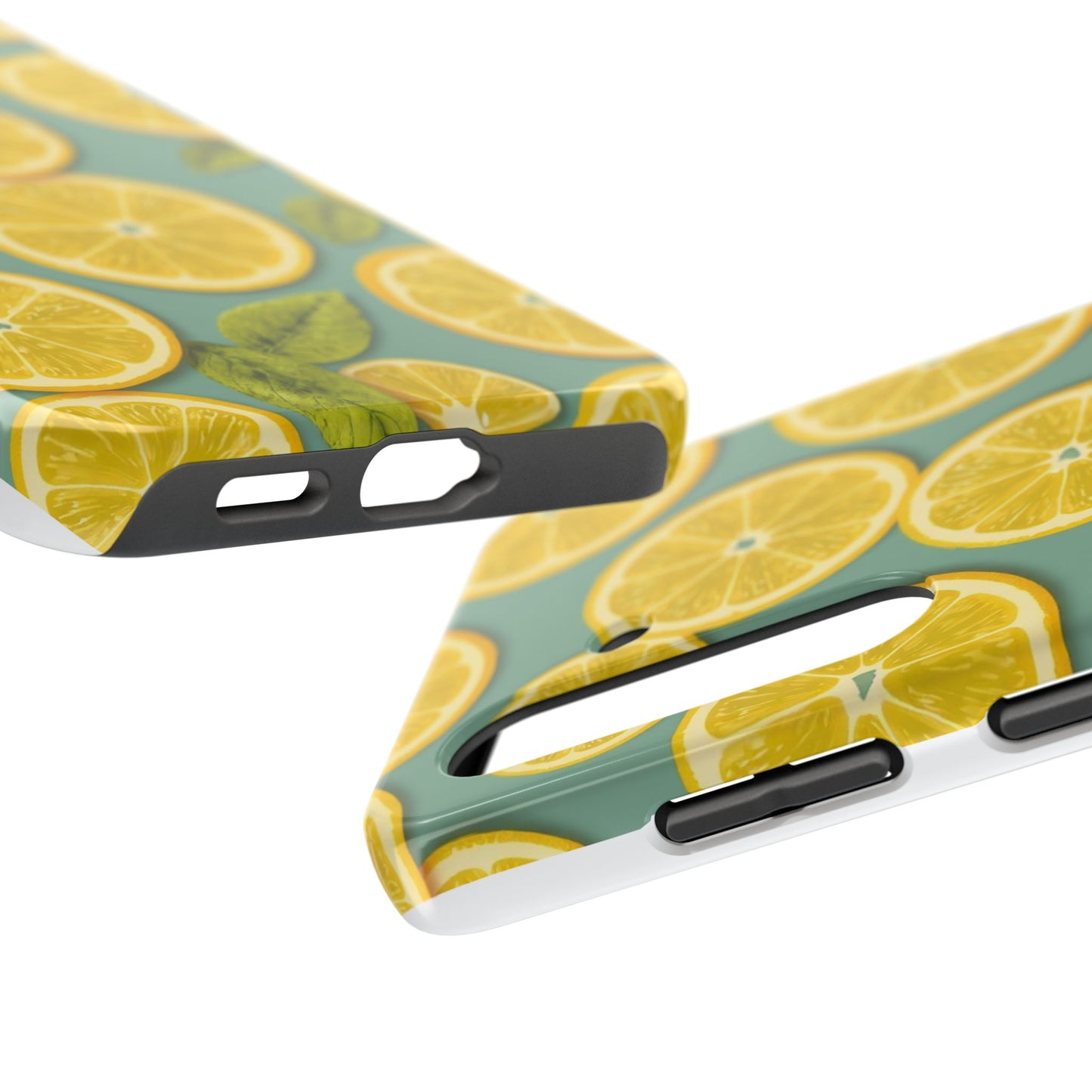 Tough Lemon Pattern Phone Case - Vibrant Citrus Design for Summer Vibes - for iPhone