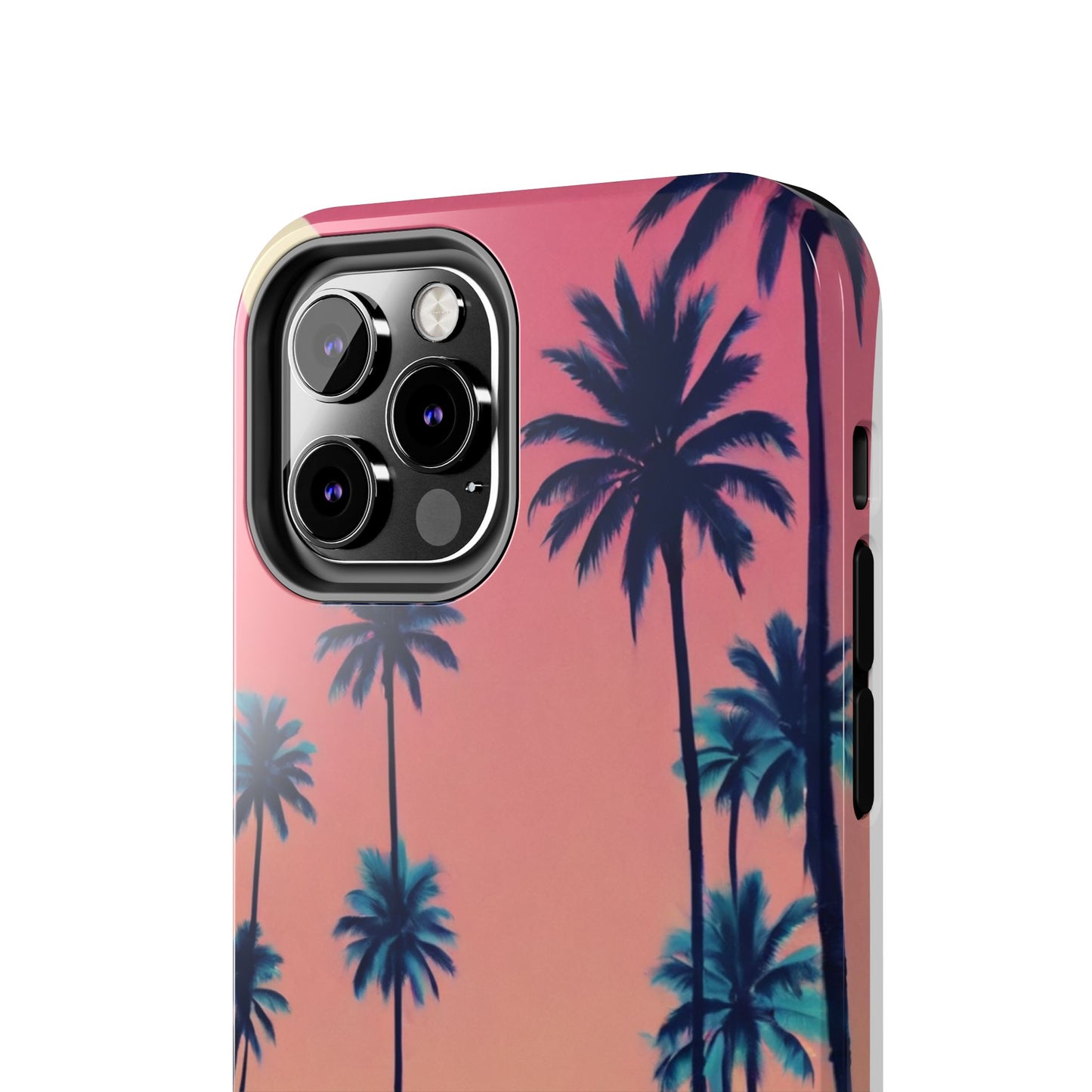 Tropical Beach Vibe Tough Phone Case - Vintage Van Design - for iPhone