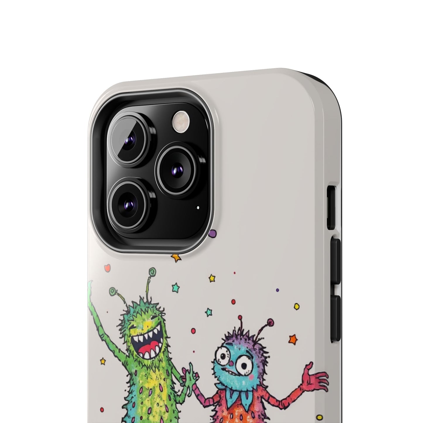 Colorful Monster Tough Phone Case - Fun and Playful Design