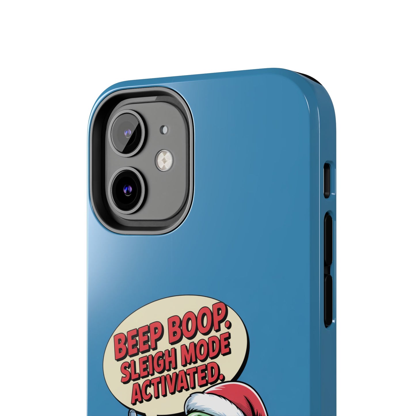 Funny Robot Holiday Phone Case - Beep Boop Sleigh Mode Activated
