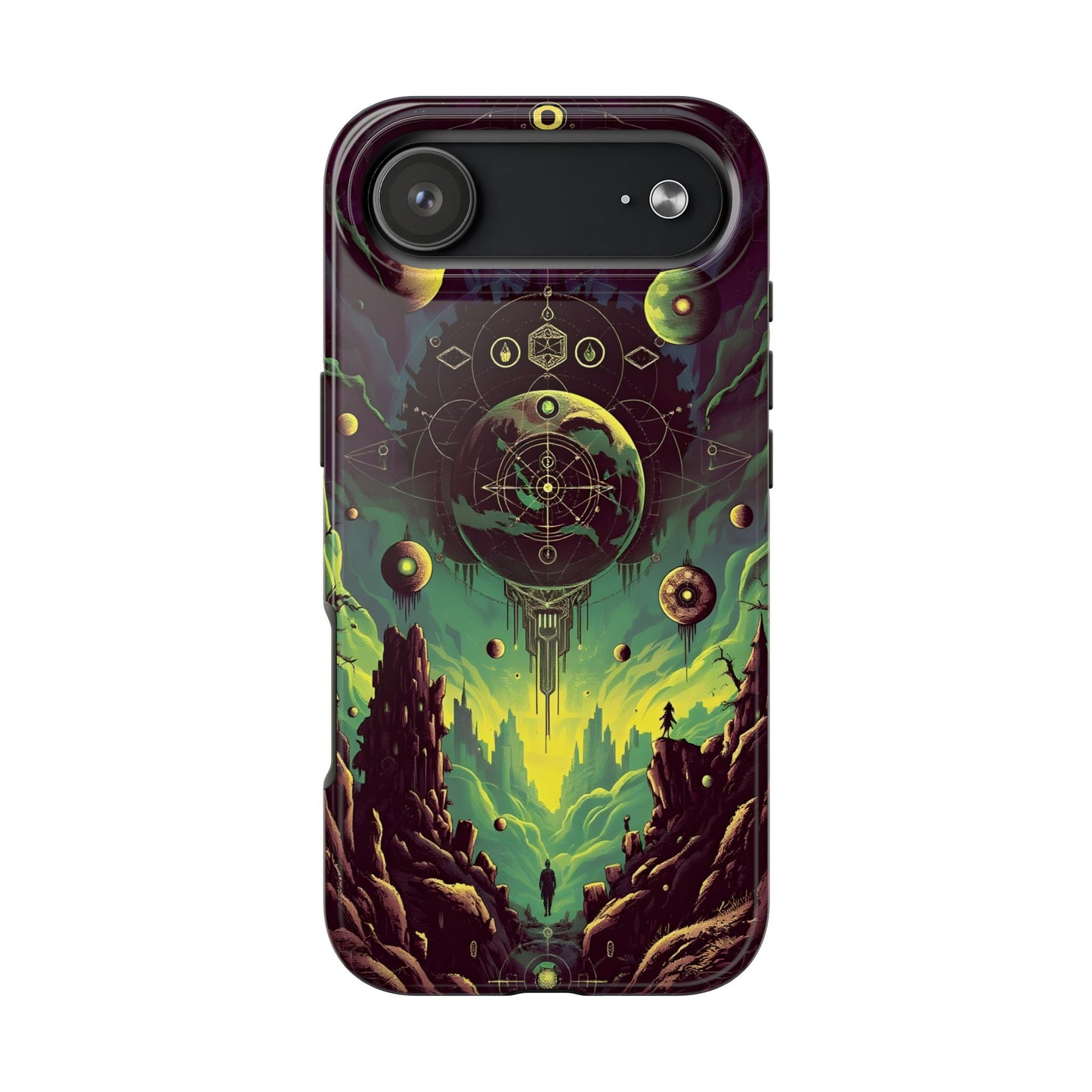Cosmic Adventure Tough Phone Case - Galaxy Design for Space Enthusiasts - for iPhone