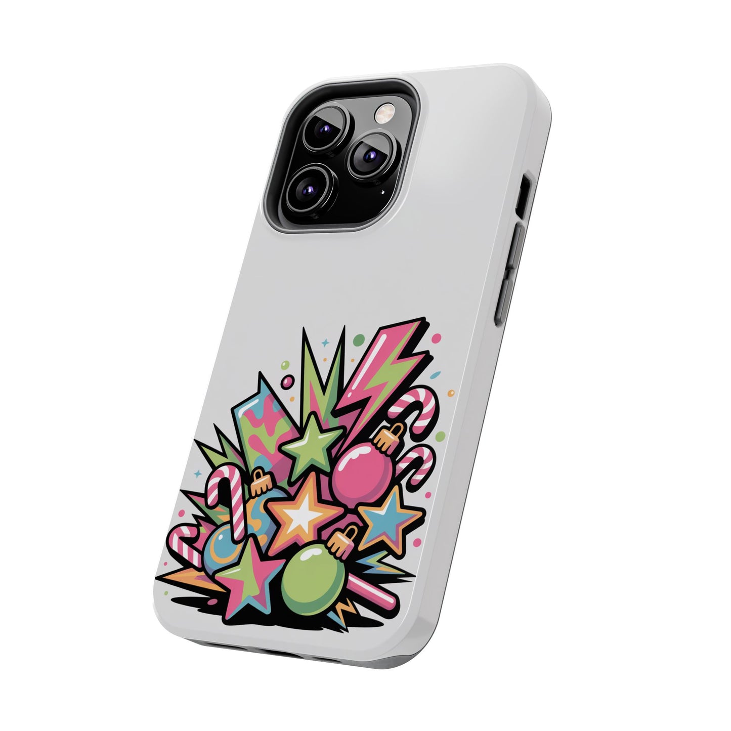 Colorful Explosion Retro Christmas Tough Phone Case