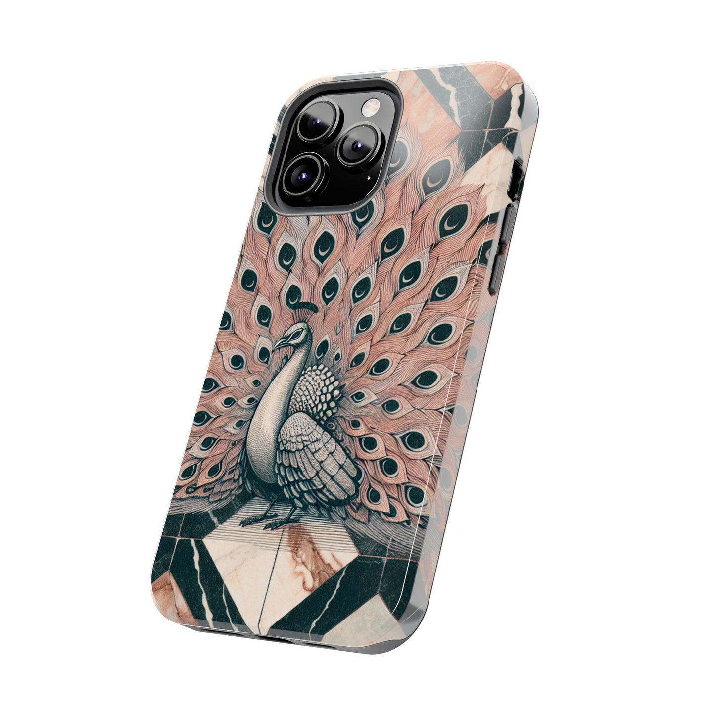 Peacock Tough Phone Case | Stylish & Durable Artwork - for iPhone