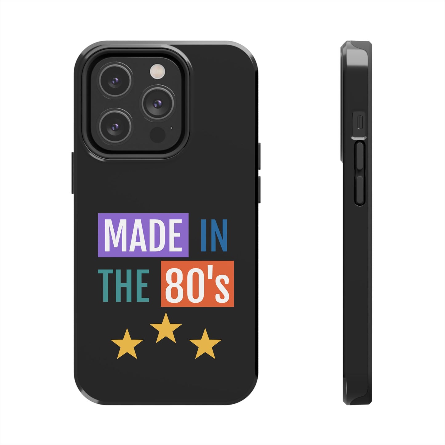 80's Retro Tough Phone Case - Made in the 80's Design