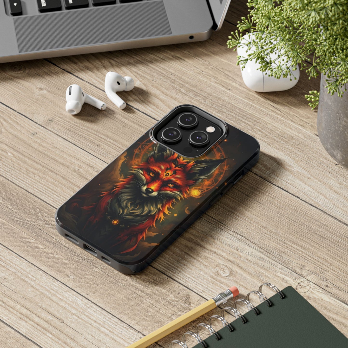 Mystical Fox Tough Phone Case - Durable Protection with Enchanting Design - for iPhone