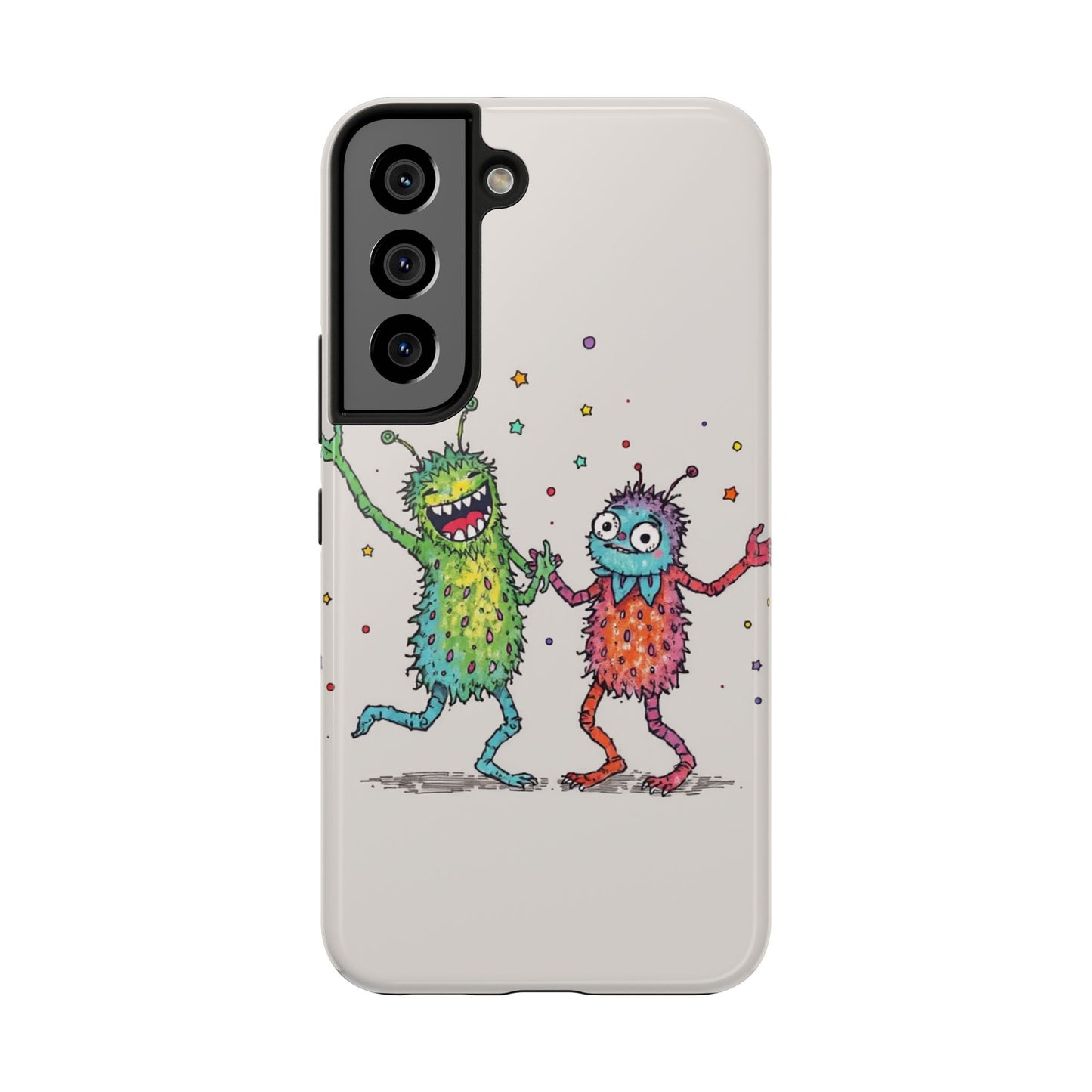 Colorful Monster Tough Phone Case - Fun and Playful Design