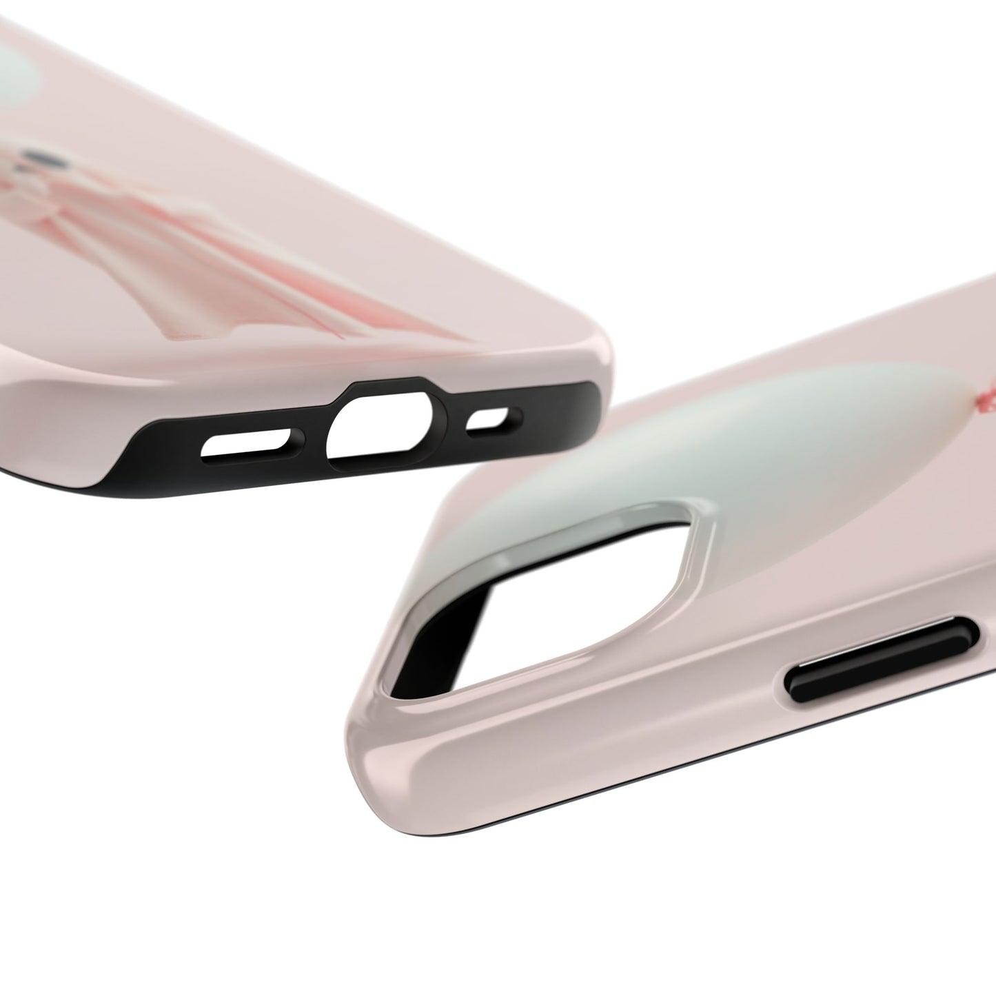 Cute Ghost Phone Case with Balloon - Tough Protection for Spooky Vibes