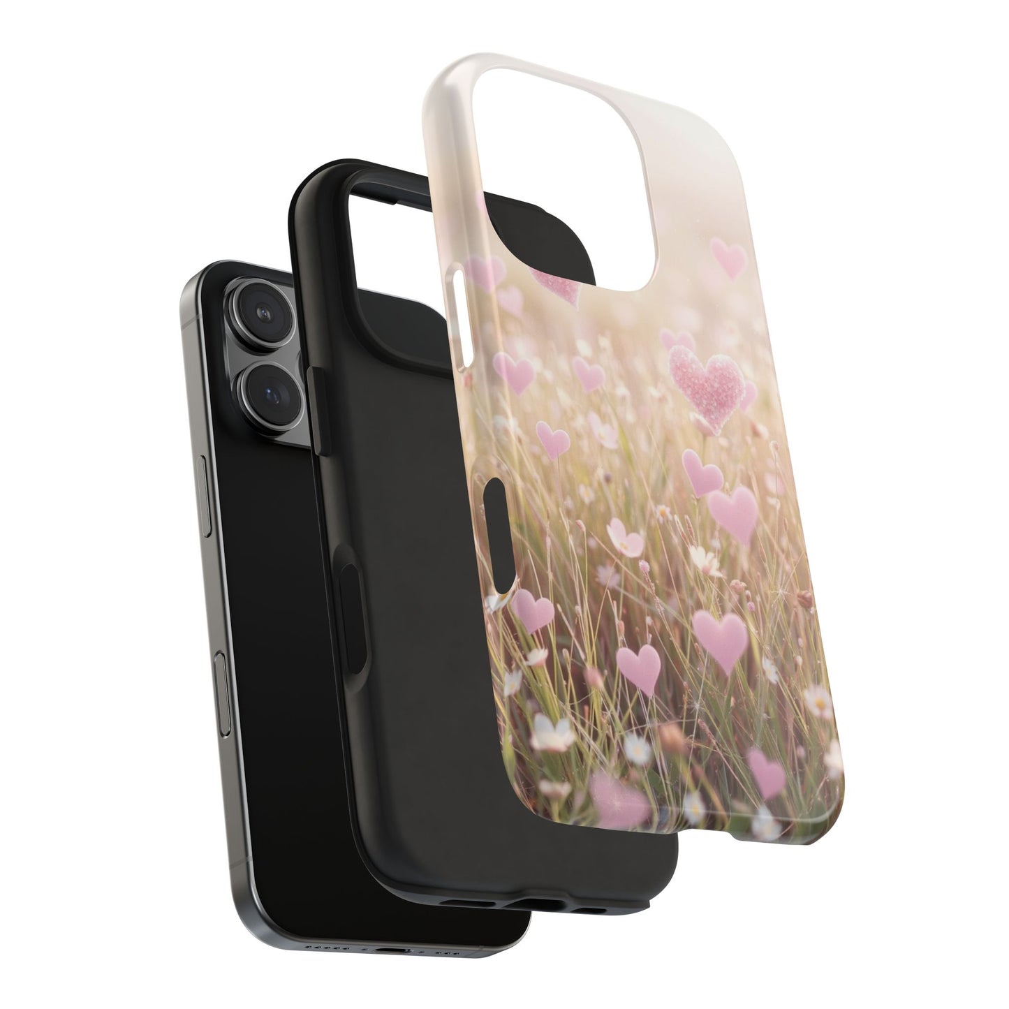 Romantic Hearts Tough Phone Case - Perfect for Lovers and Celebrations