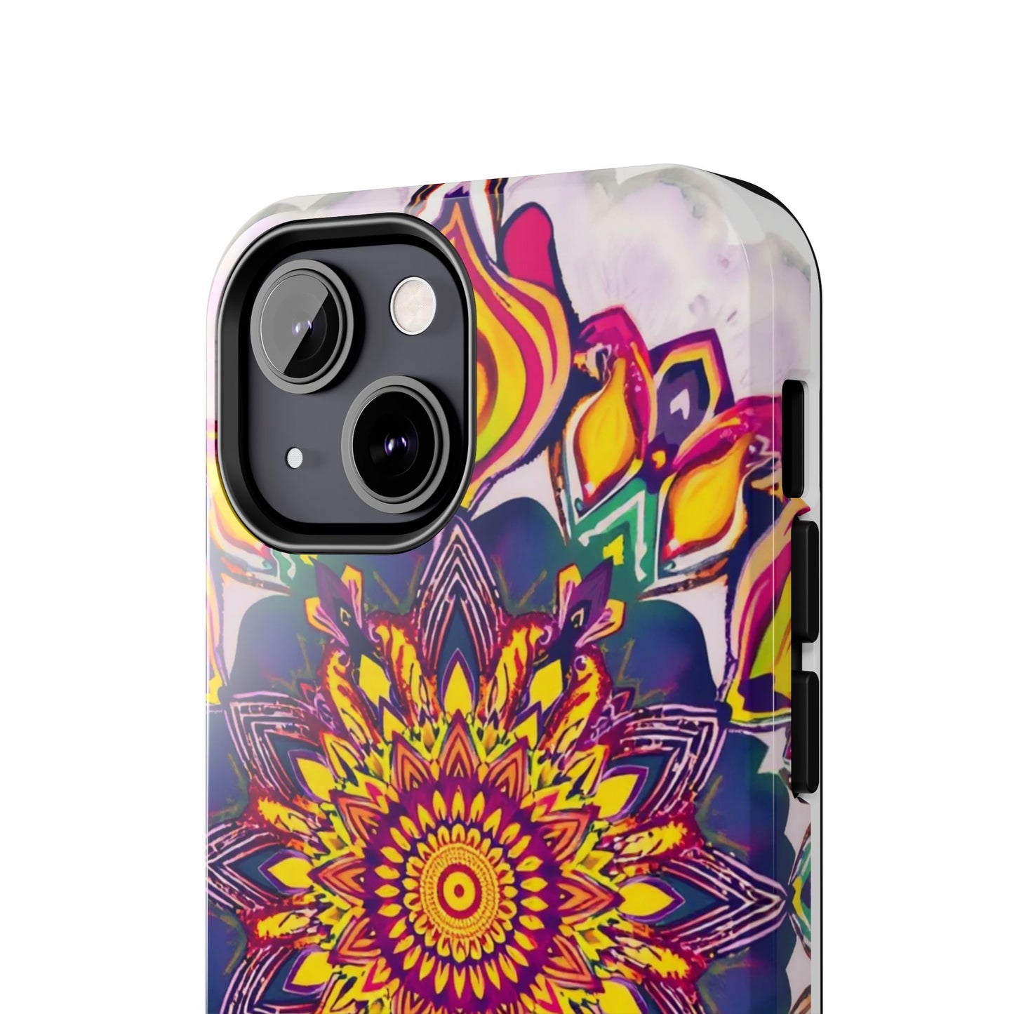 Vibrant Mandala Tough Phone Case - Boho Style Protection - for iPhone