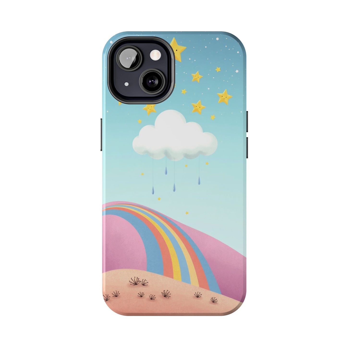 Colorful Rainbow Phone Case - Durable Tough Design for Adventurers