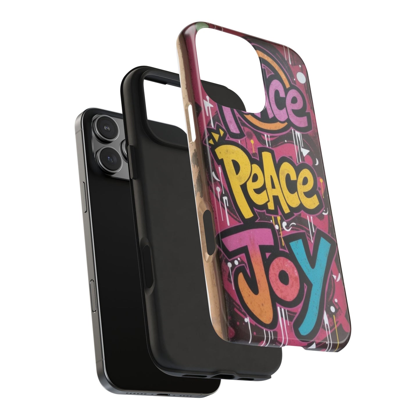 Colorful Peace Joy Tough Phone Case