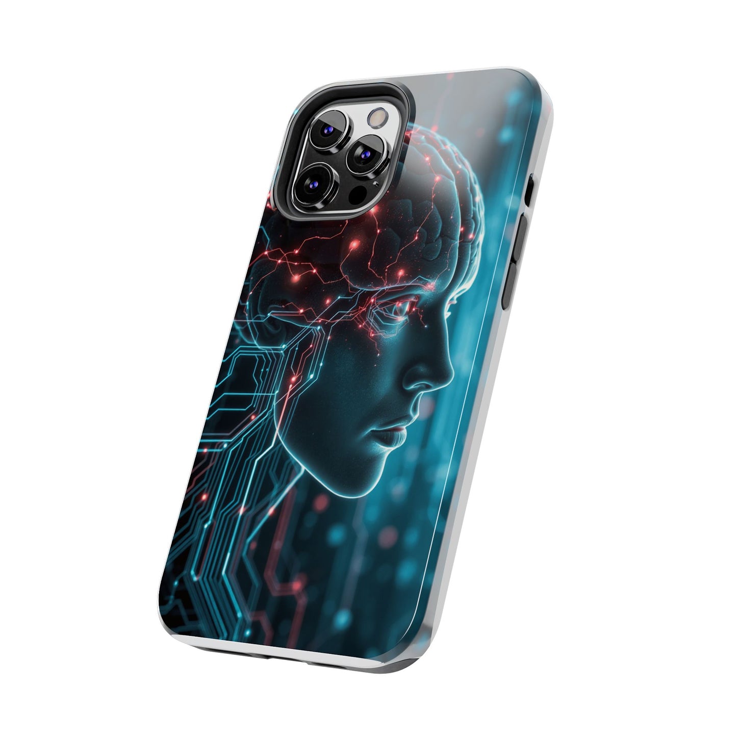 Futuristic Brain Design Tough Phone Case