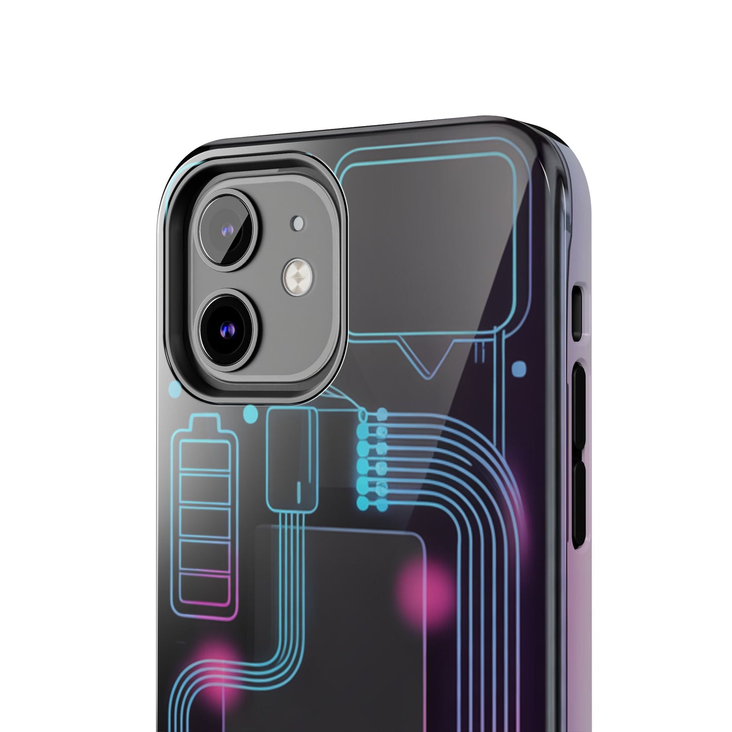 Cyberpunk Circuits Tough Phone Case