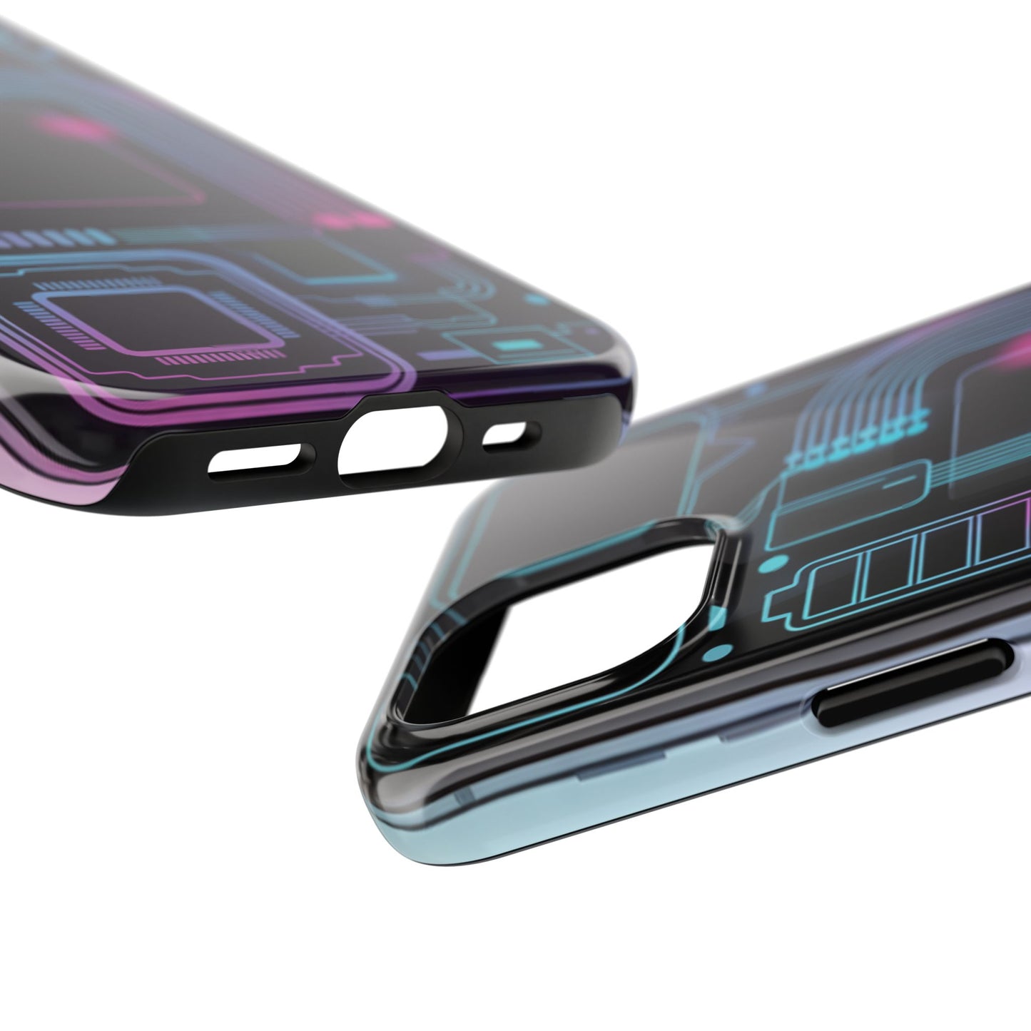 Cyberpunk Circuits Tough Phone Case