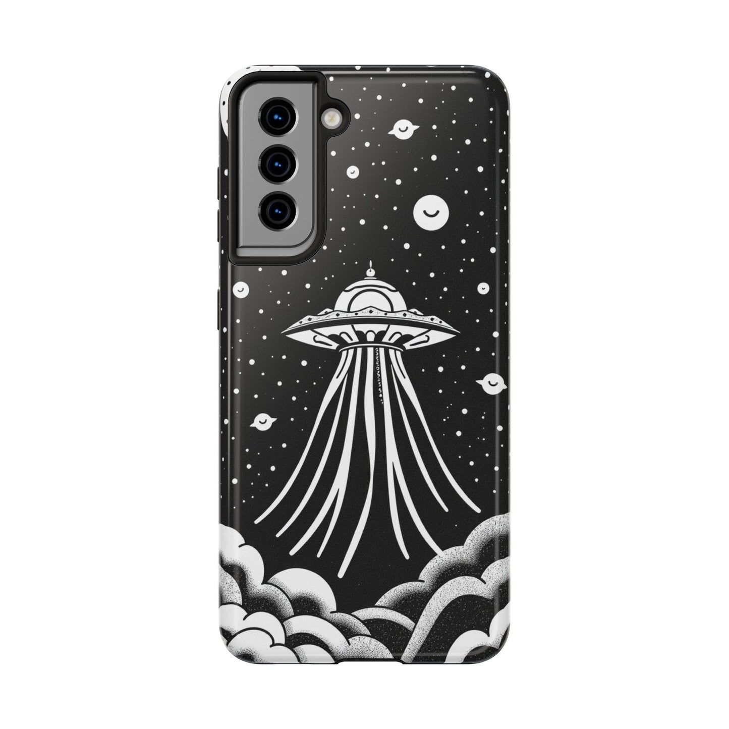 Galaxy UFO Tough Phone Case - Durable Protection with Unique Space Design