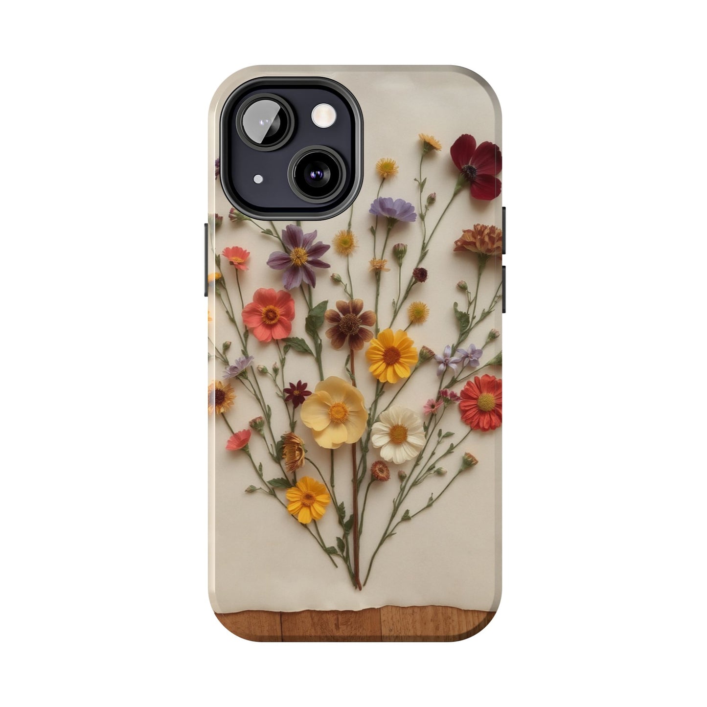 Floral Tough Phone Case - Durable Protection with Nature-Inspired Design