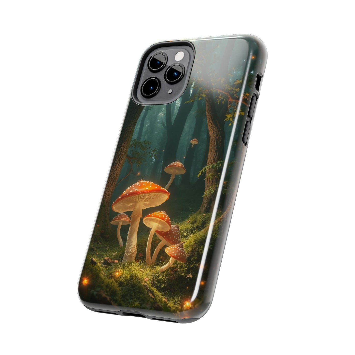 Whimsical Mushroom Tough Phone Case - Forest Fantasy Design
