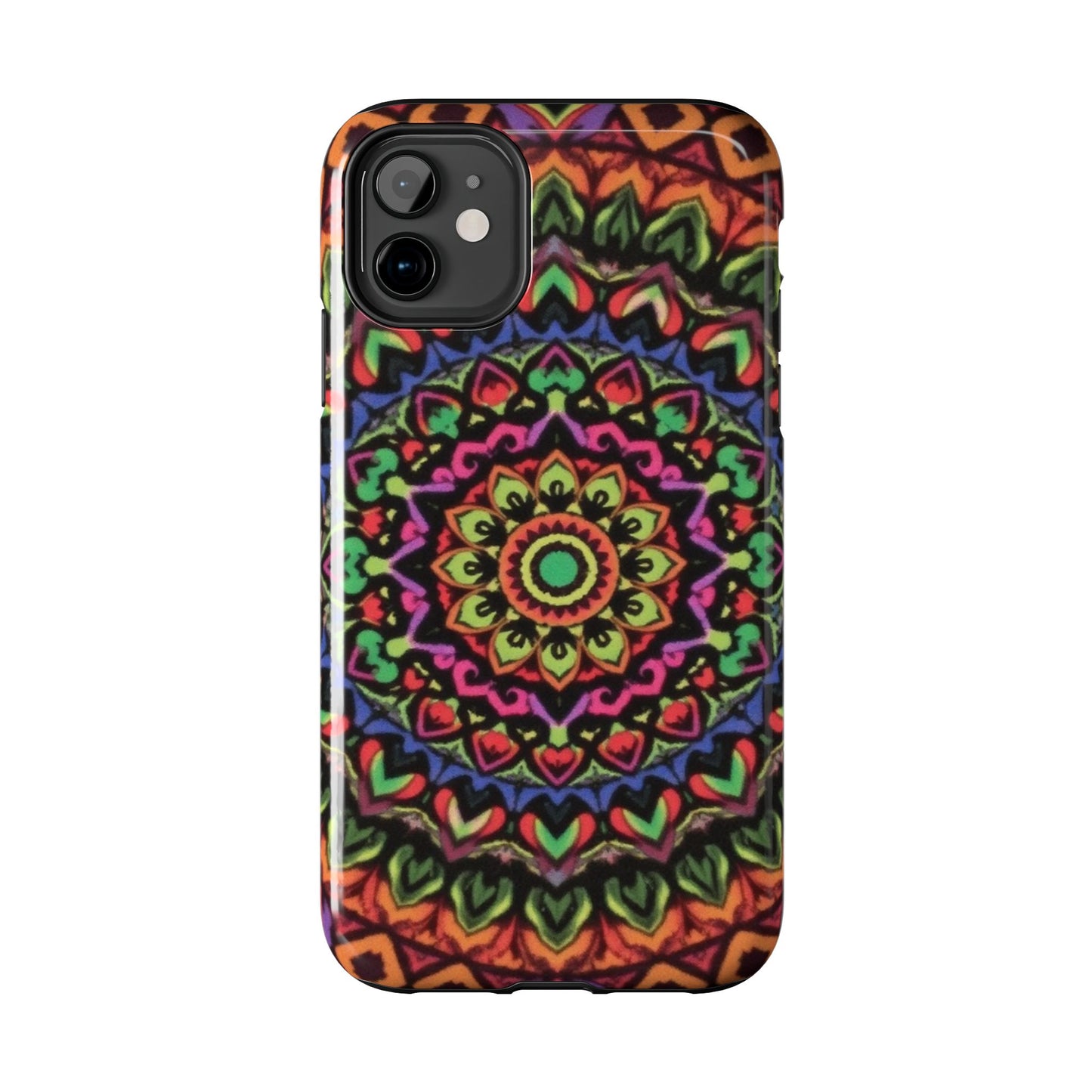 Colorful Mandala Tough Phone Case - Vibrant Designs for Trendy Protection - for iPhone