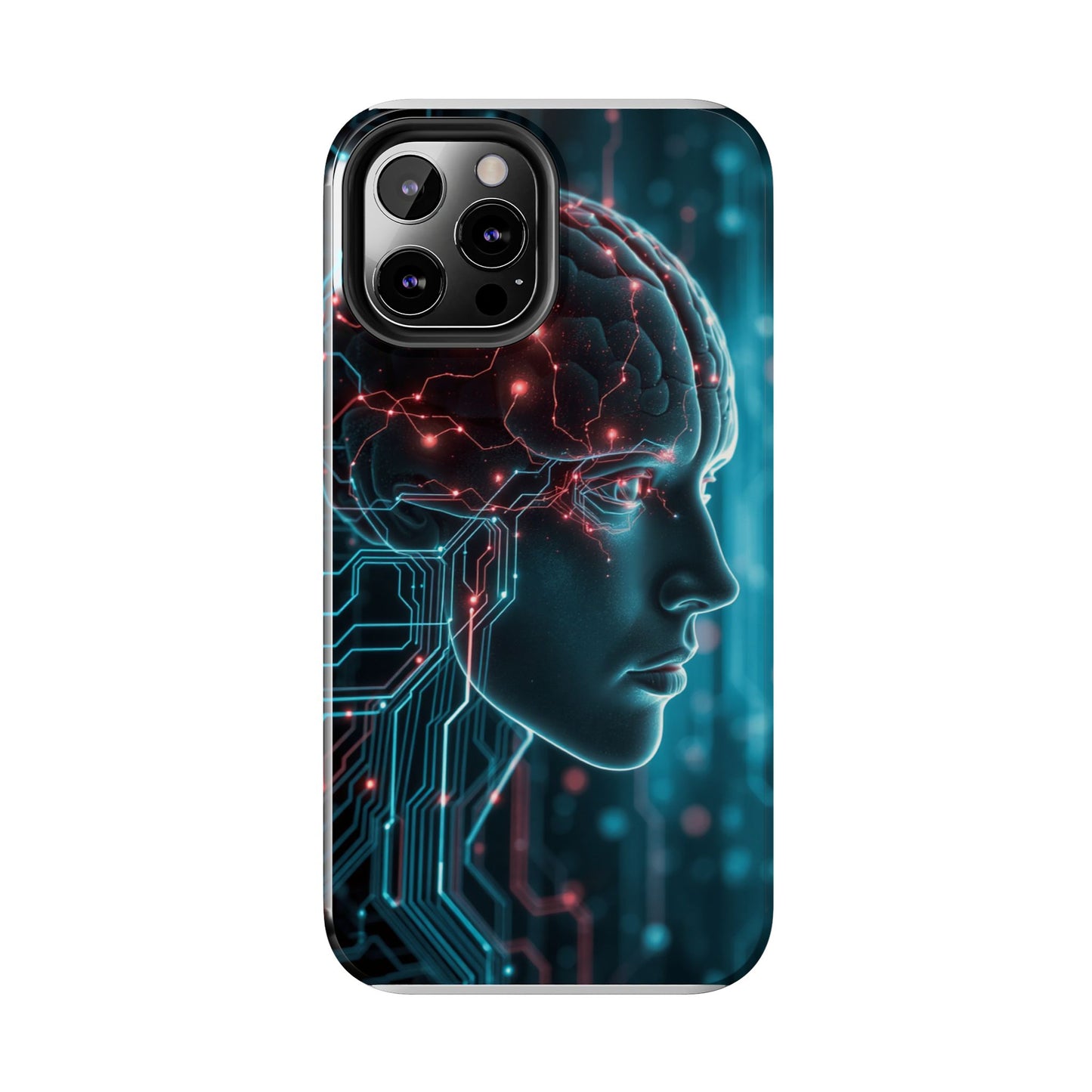Futuristic Brain Design Tough Phone Case